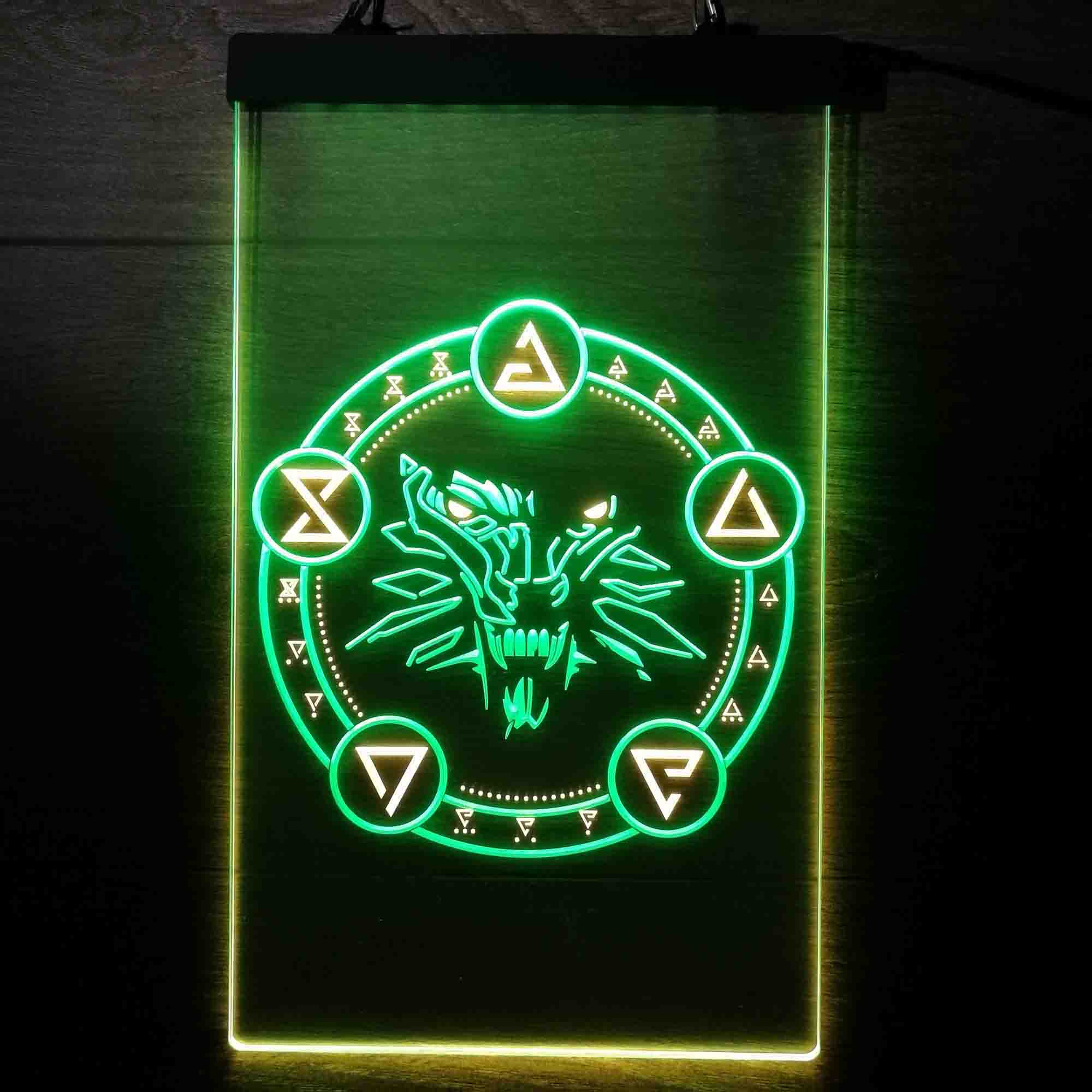 Witcher Queen Sign The Witcher Symbol Neon Sign - LED LAB CAVE