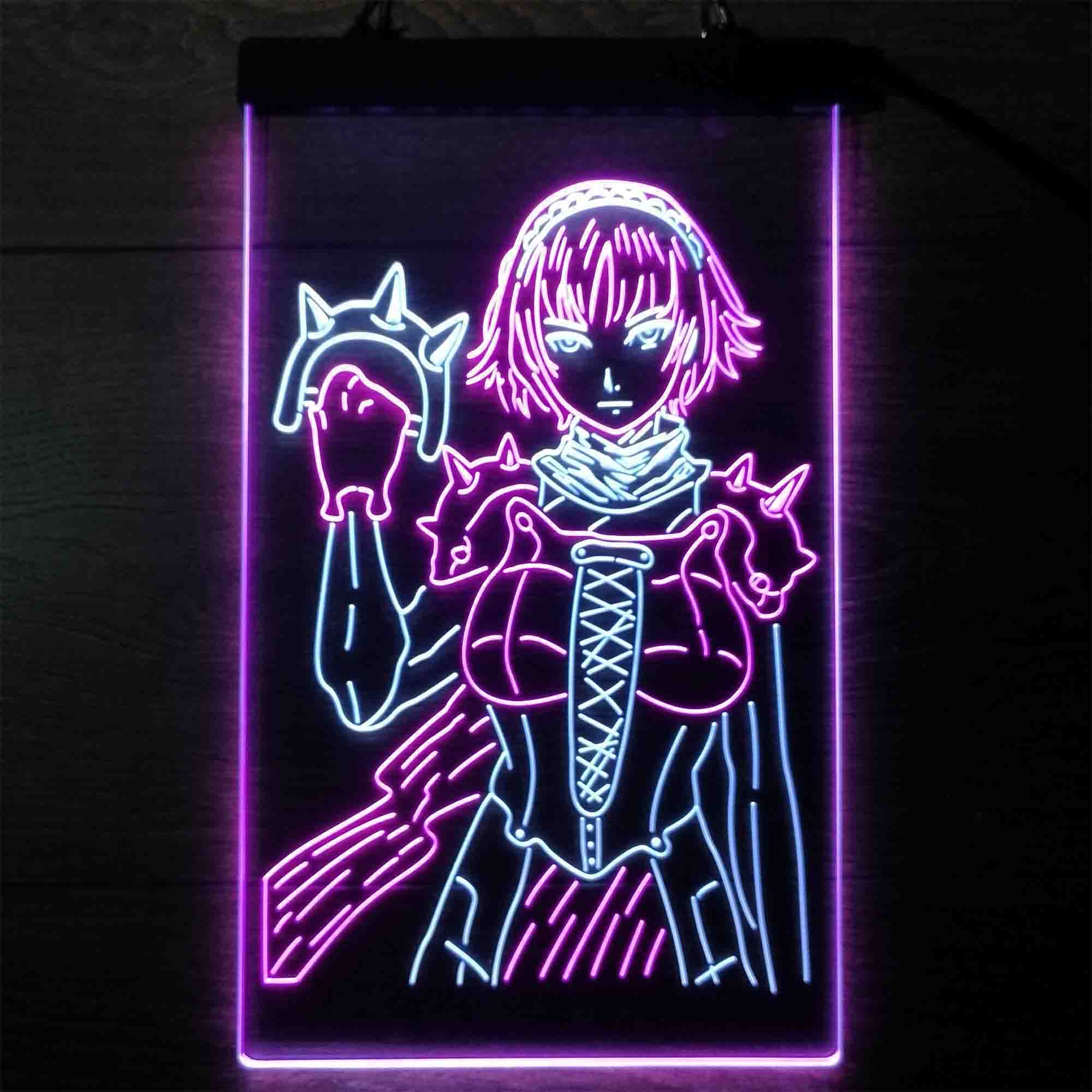 Makoto Persona 5 Led Neon Light Up Sign