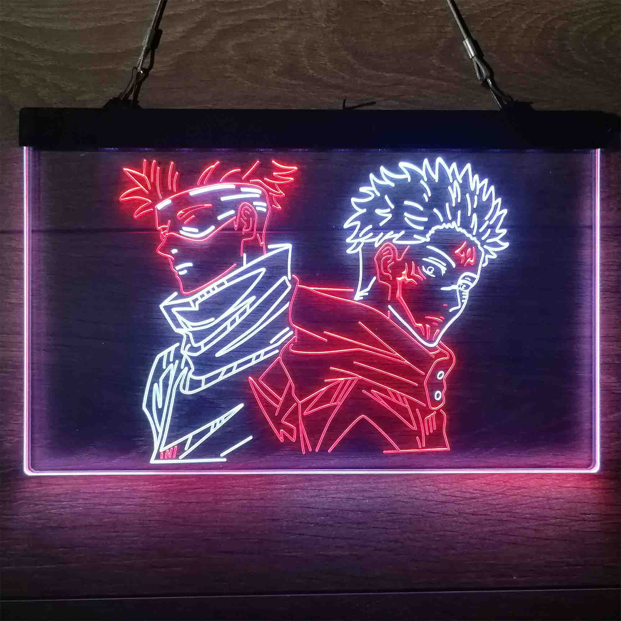 Jujutsu Kaisen Satoru and Jujutsu Neon LED Sign