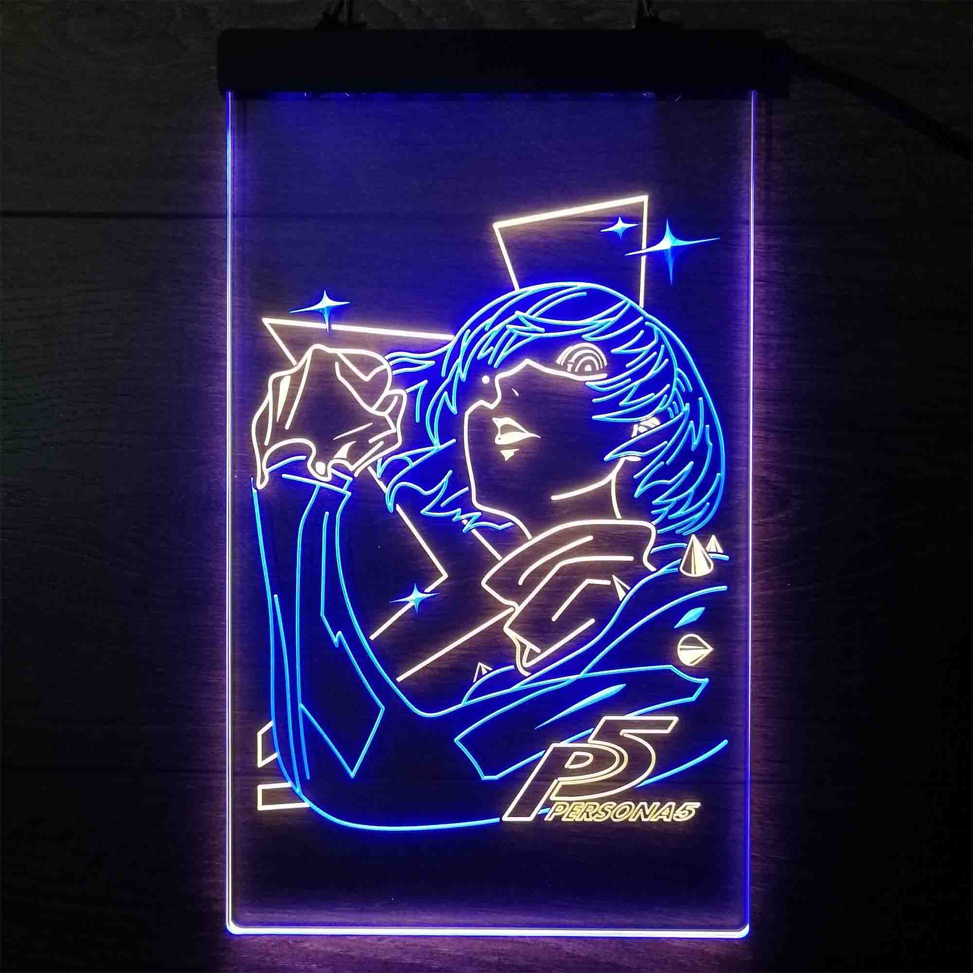 Persona 5 Makoto Nijima Led Neon Light Up Sign