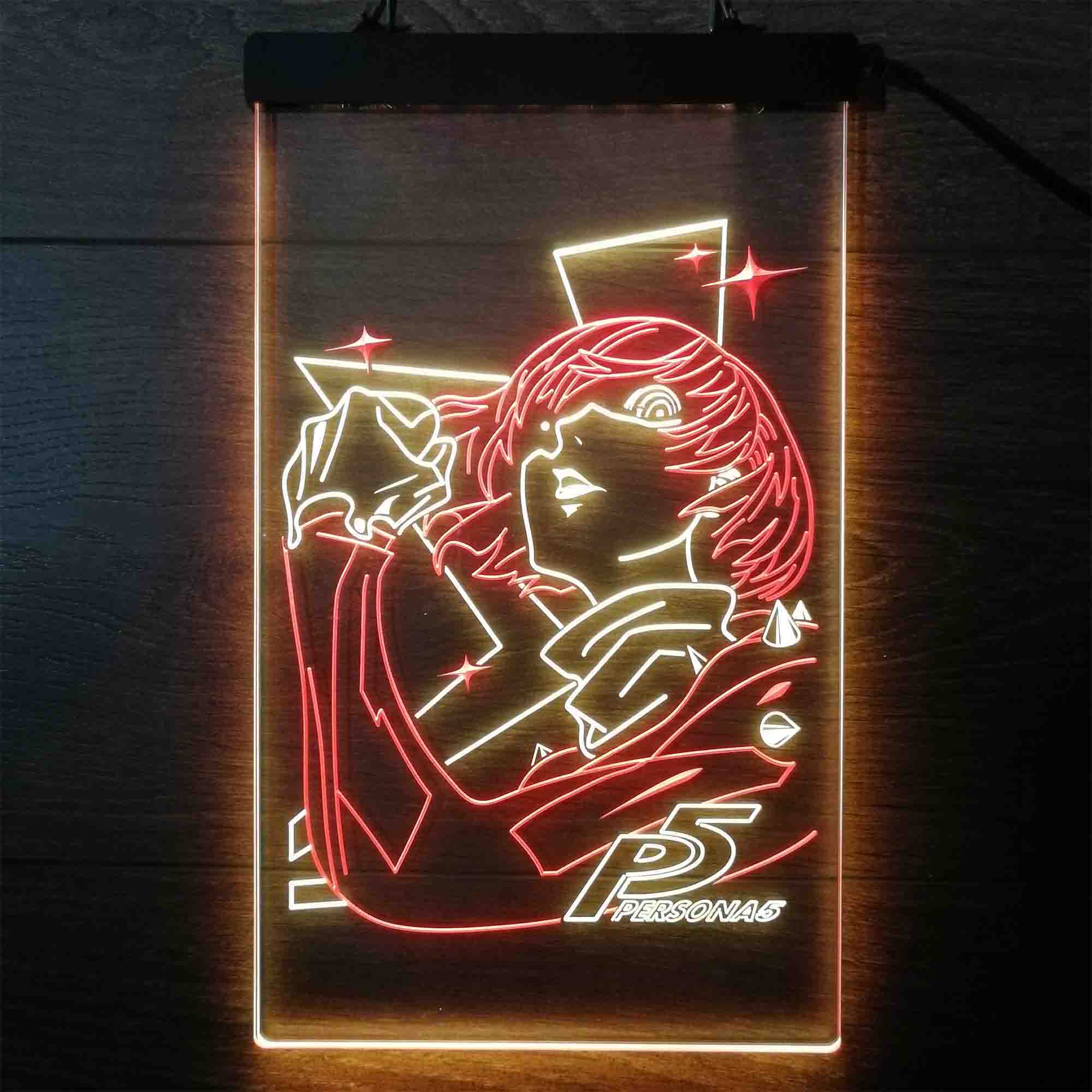 Persona 5 Makoto Nijima Led Neon Light Up Sign