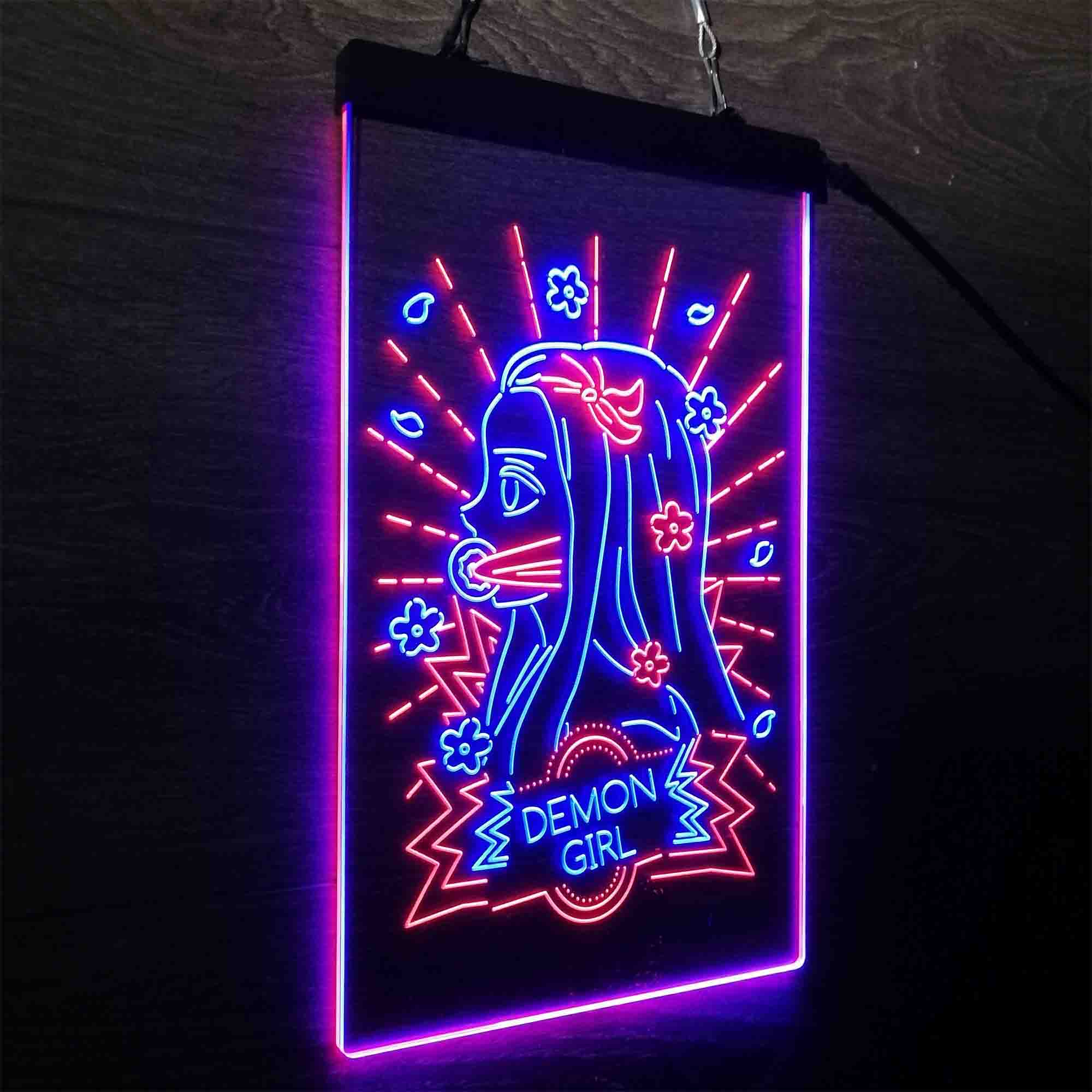 Demon Slayer Nezuko Led Neon Light Up Sign