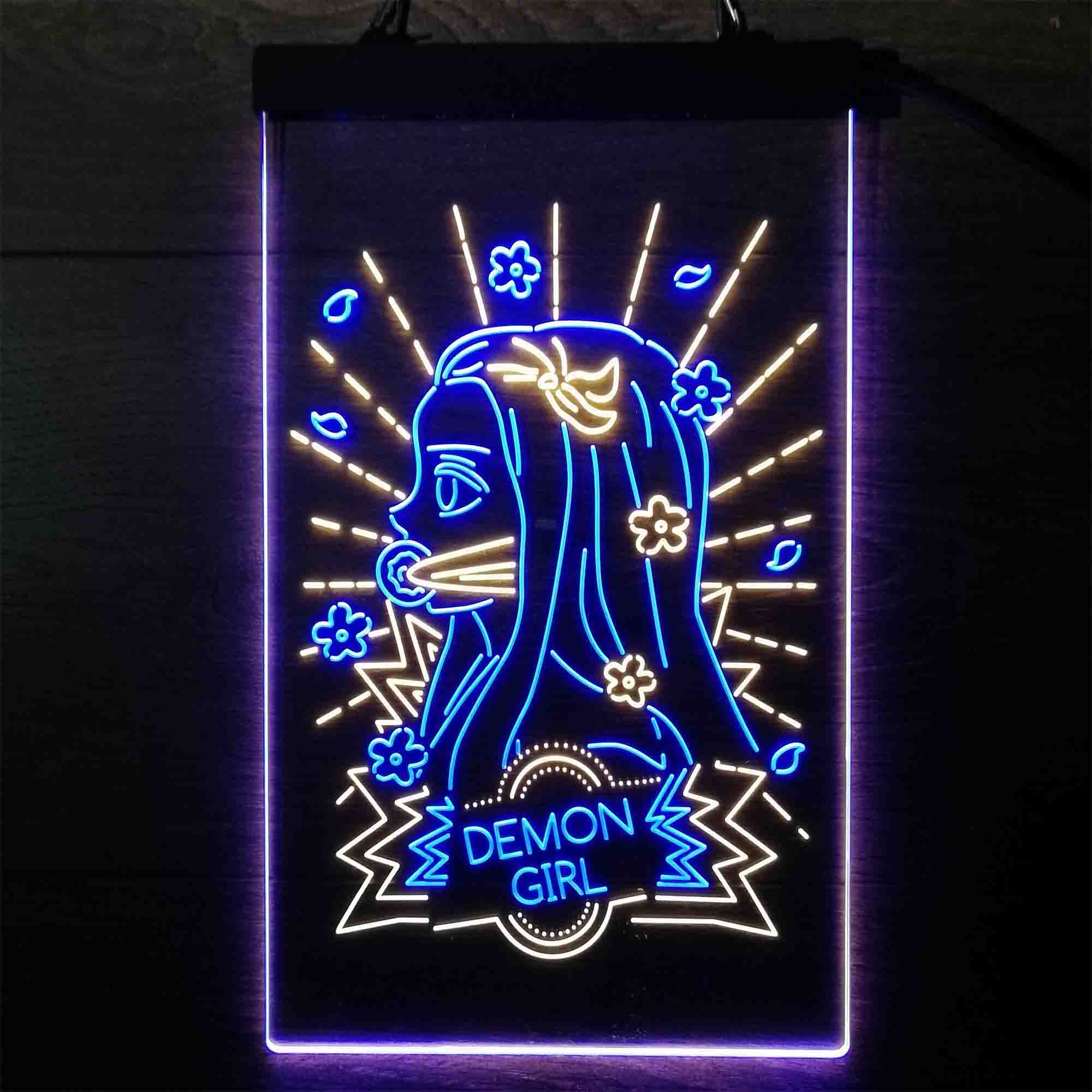 Demon Slayer Nezuko Led Neon Light Up Sign