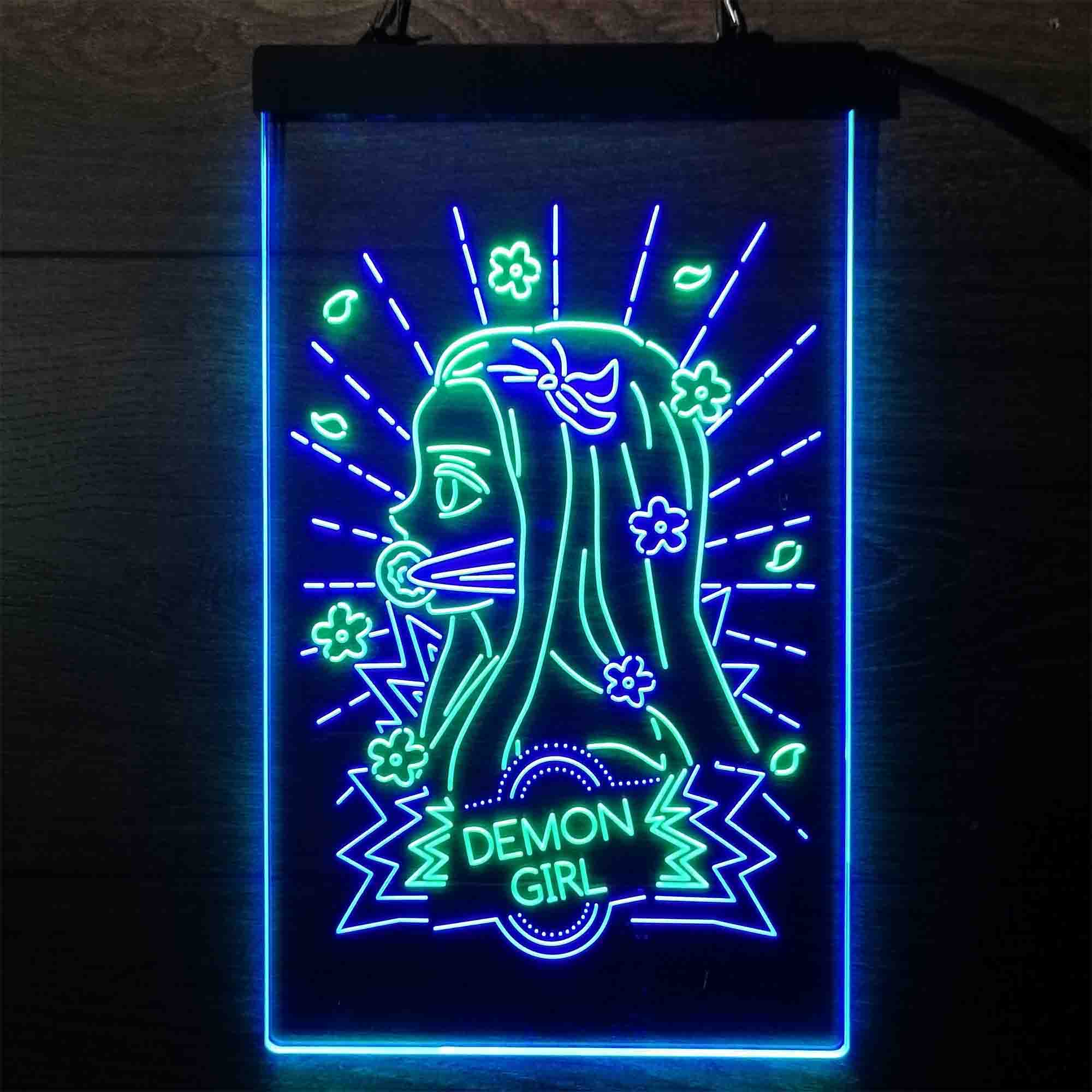 Demon Slayer Nezuko Led Neon Light Up Sign