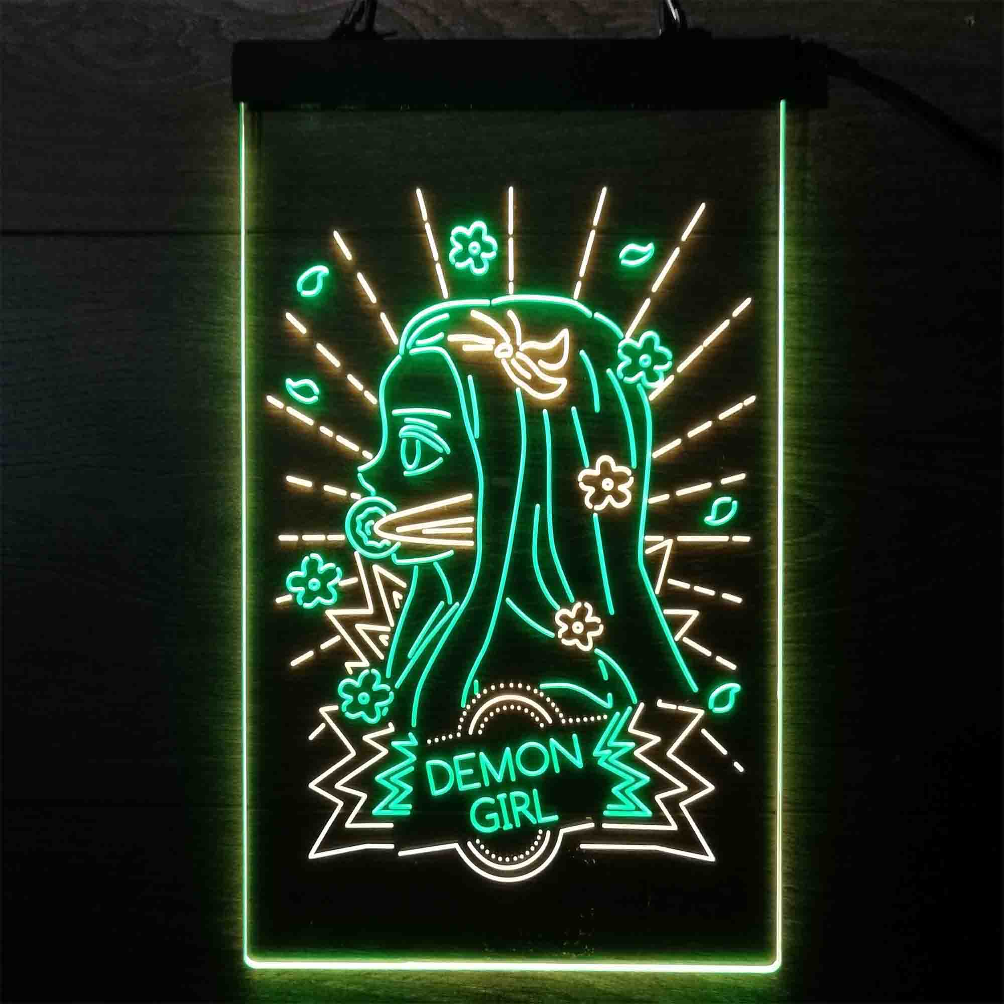 Demon Slayer Nezuko Led Neon Light Up Sign