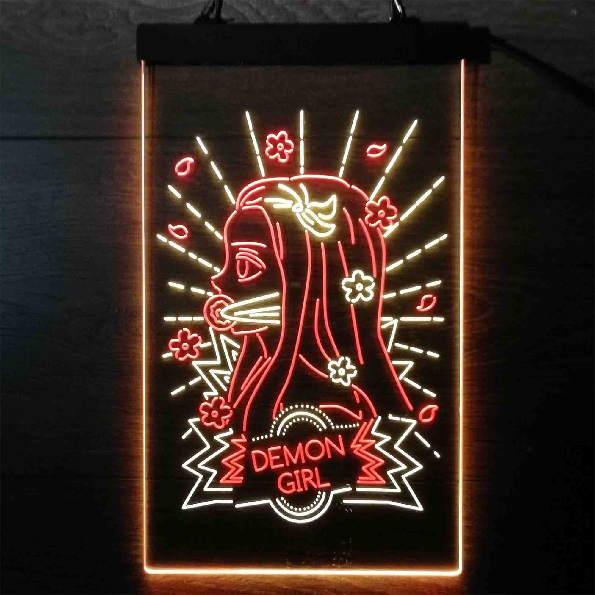 Demon Slayer Nezuko Led Neon Light Up Sign