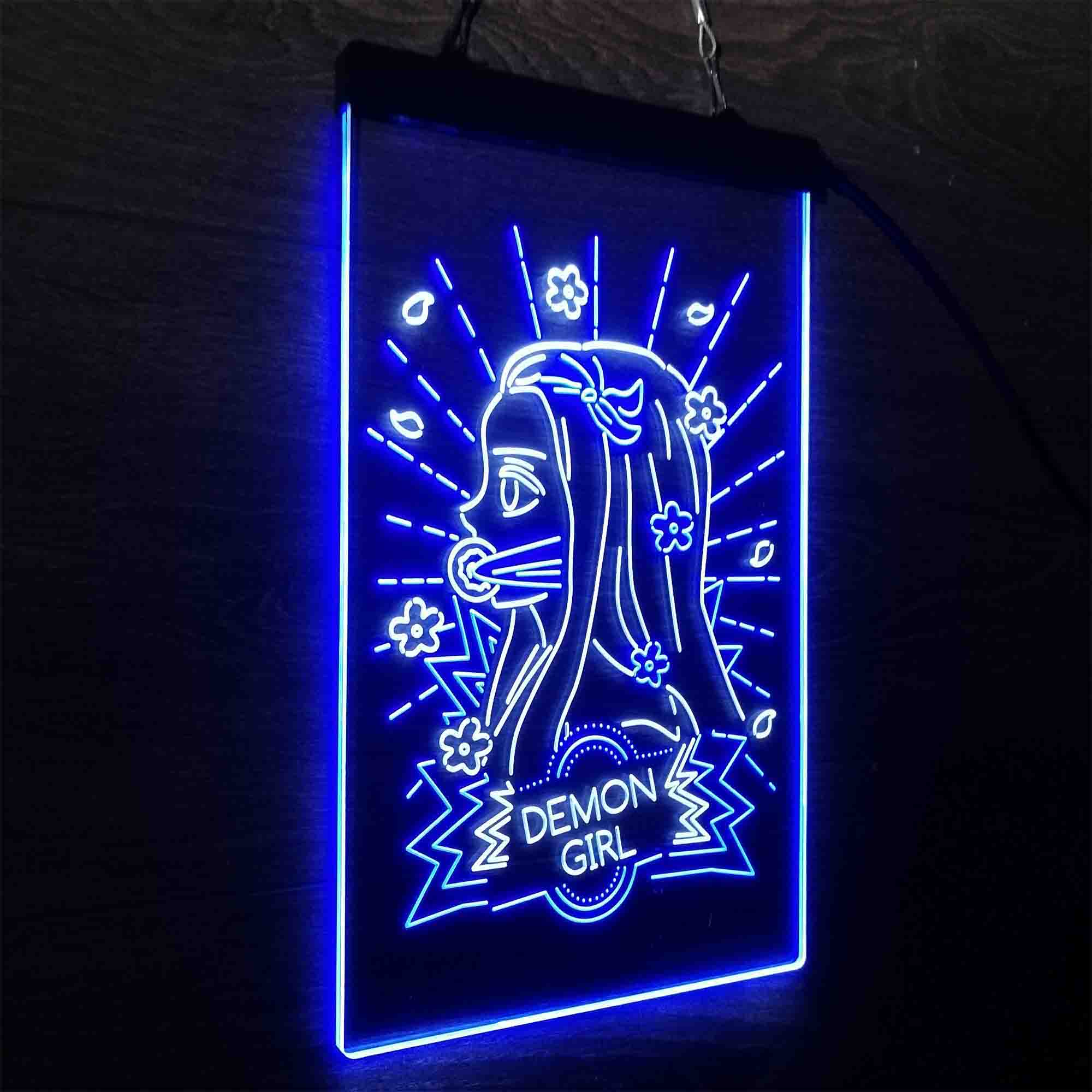 Demon Slayer Nezuko Led Neon Light Up Sign