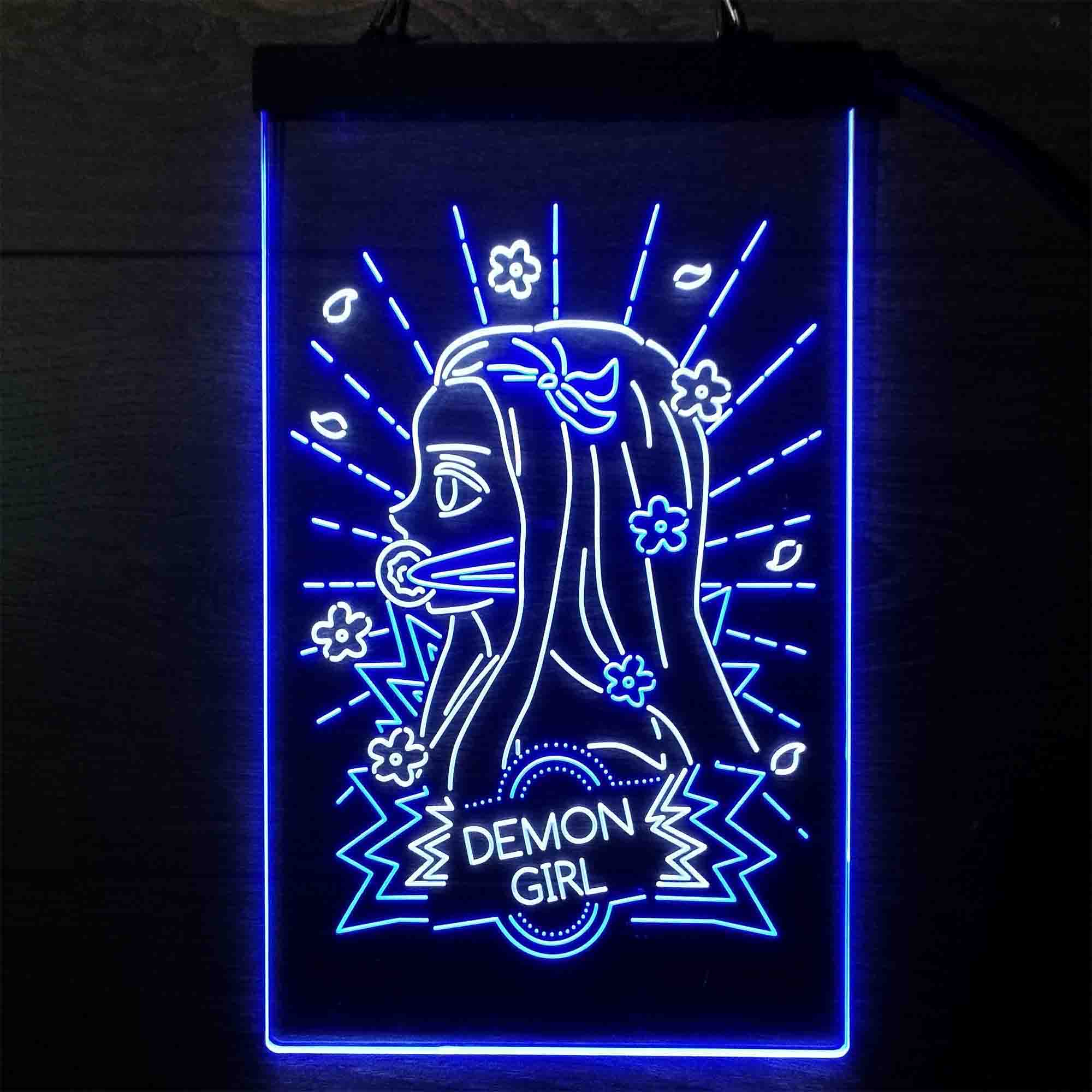 Demon Slayer Nezuko Led Neon Light Up Sign