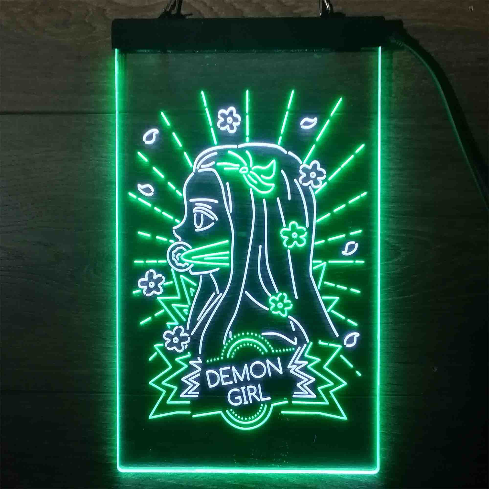 Demon Slayer Nezuko Led Neon Light Up Sign