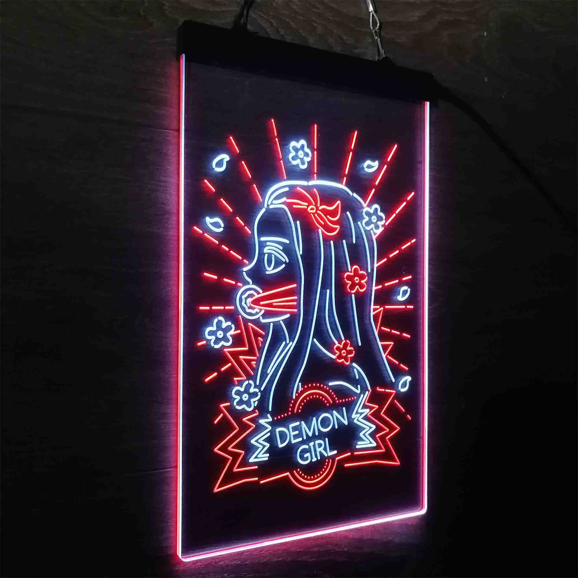 Demon Slayer Nezuko Led Neon Light Up Sign