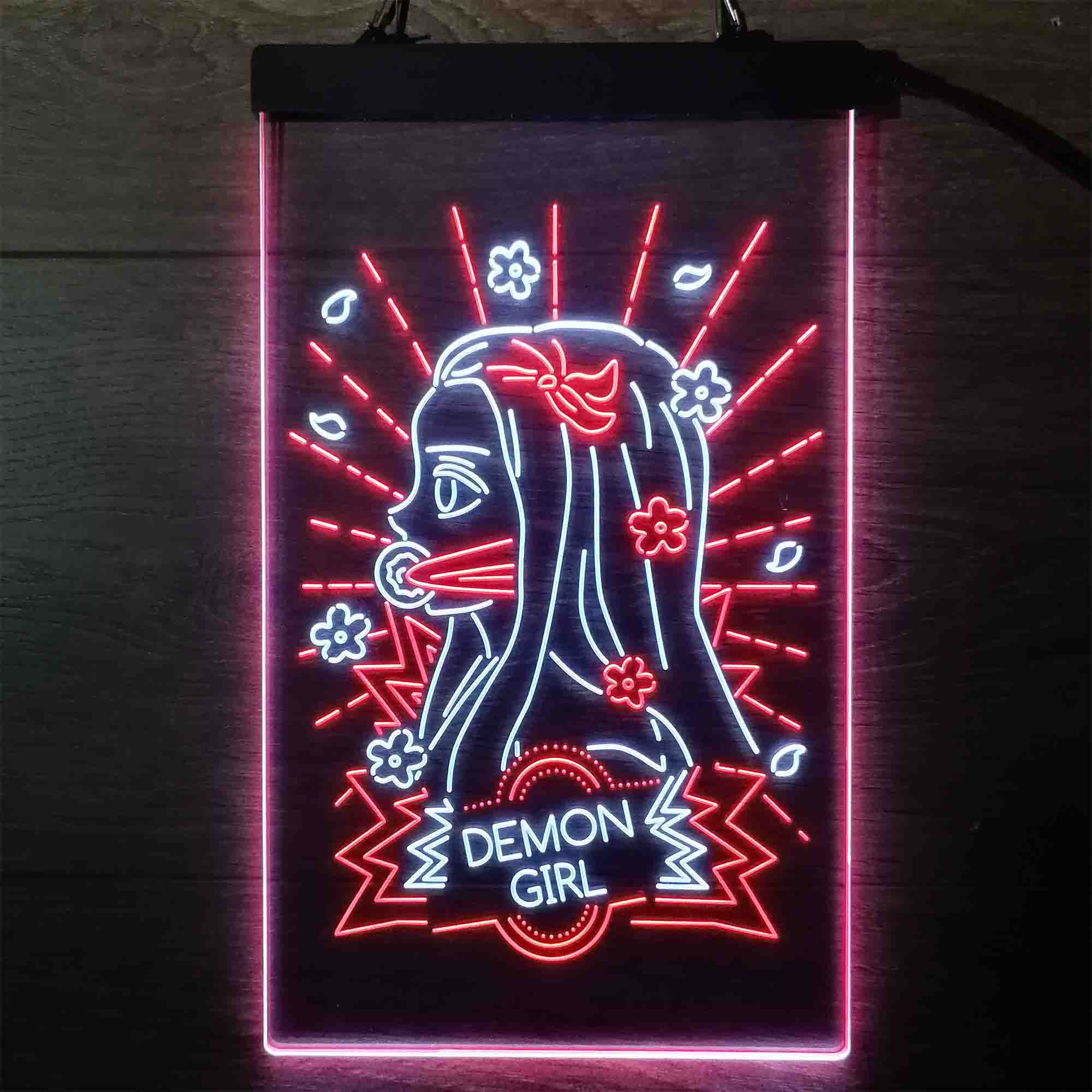 Demon Slayer Nezuko Led Neon Light Up Sign