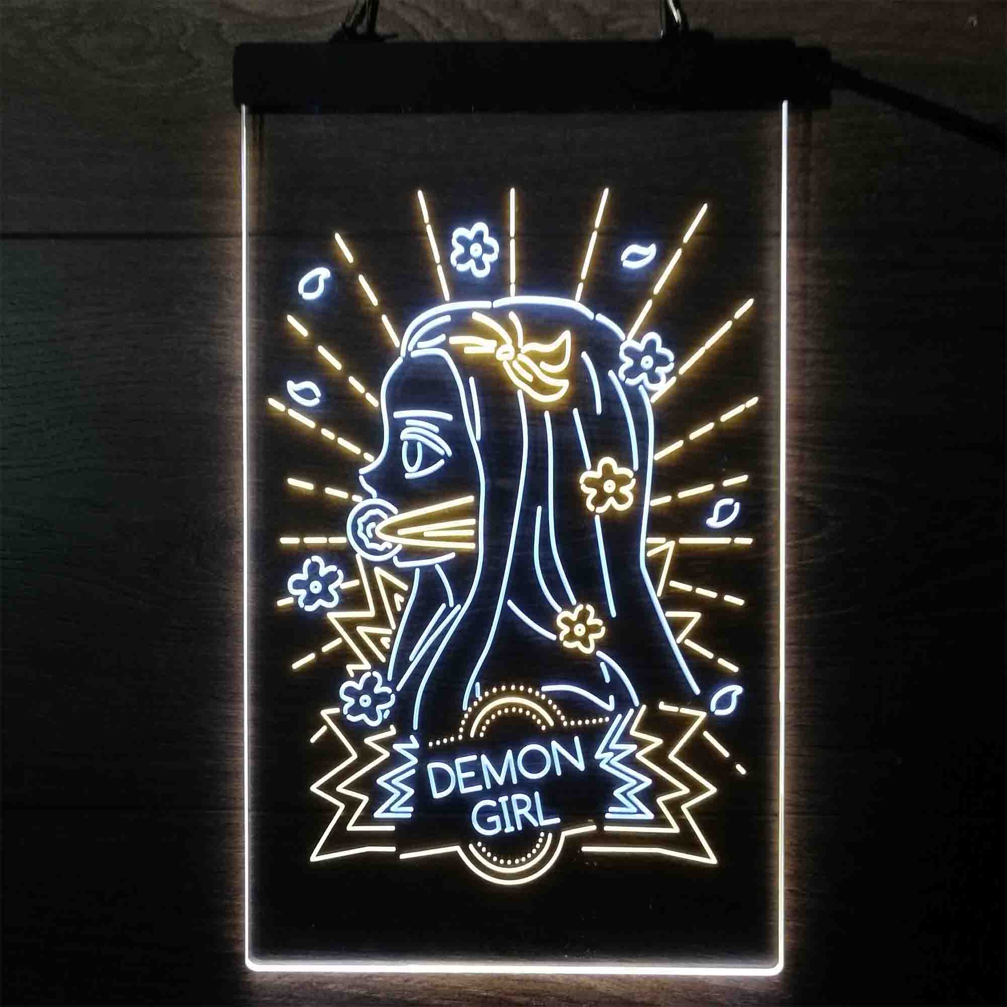 Demon Slayer Nezuko Led Neon Light Up Sign