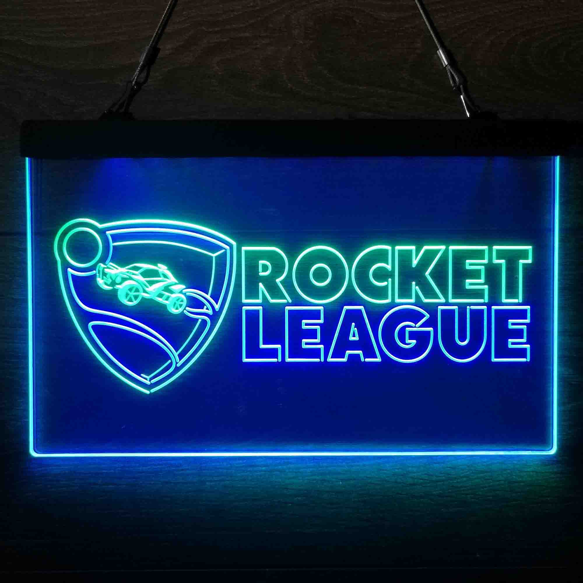 Rocket League Logo Neon LED Sign