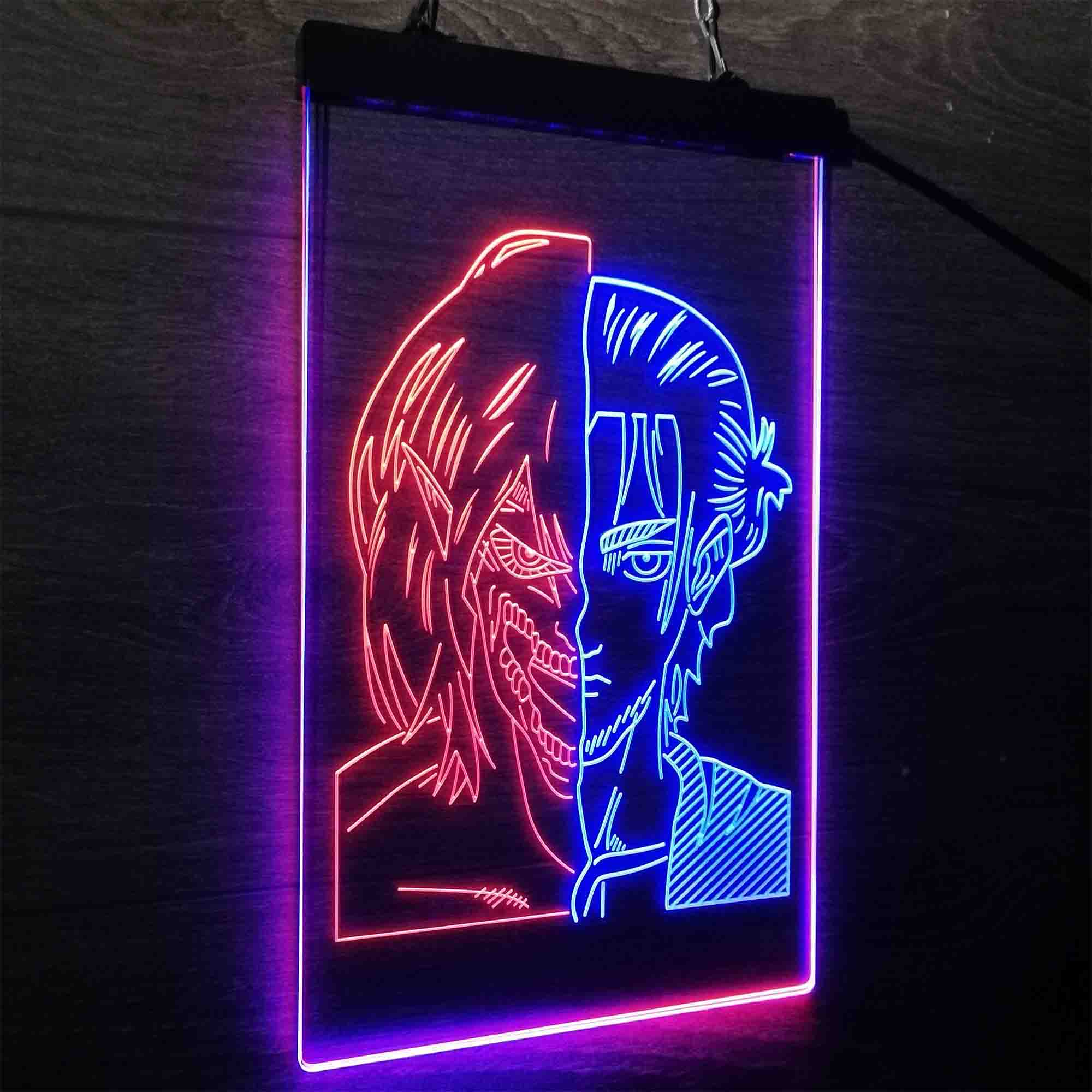 Attack on Titan Eren Jaeger Led Neon Light Up Sign