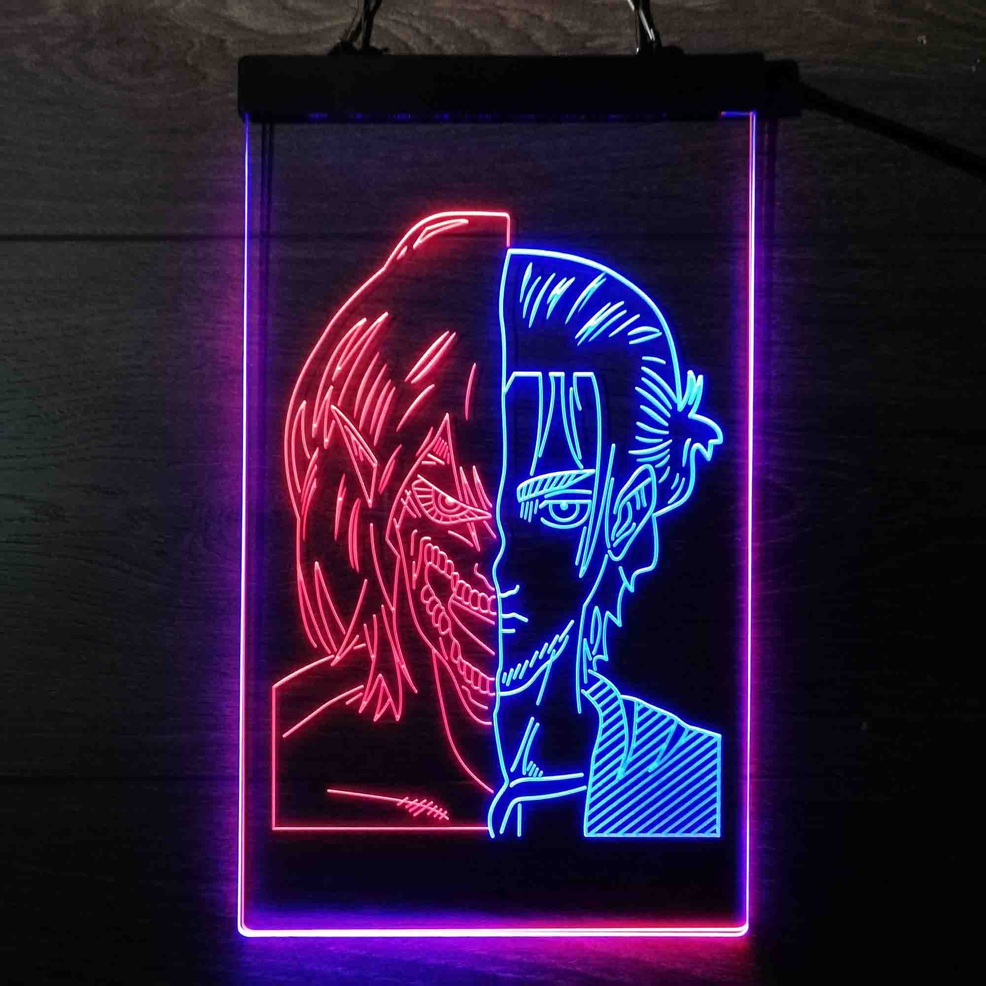 Attack on Titan Eren Jaeger Led Neon Light Up Sign