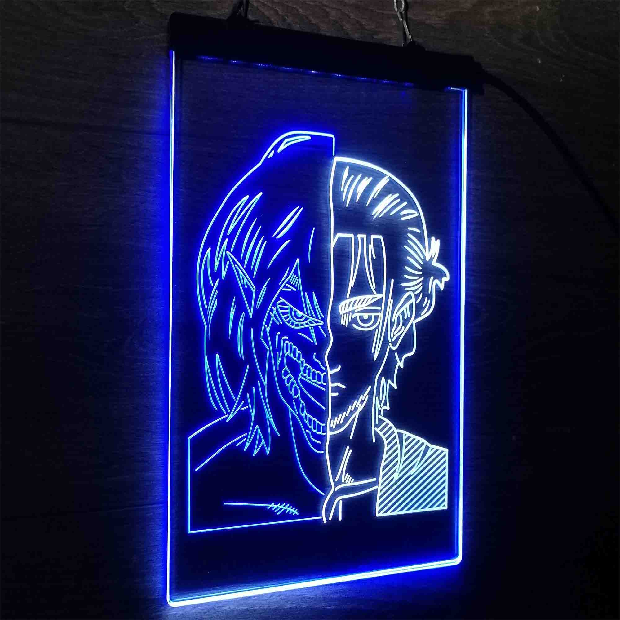 Attack on Titan Eren Jaeger Led Neon Light Up Sign