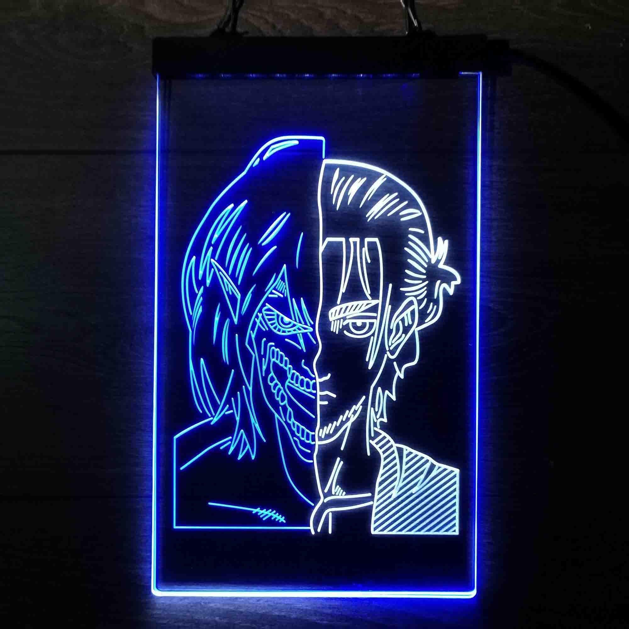 Attack on Titan Eren Jaeger Led Neon Light Up Sign