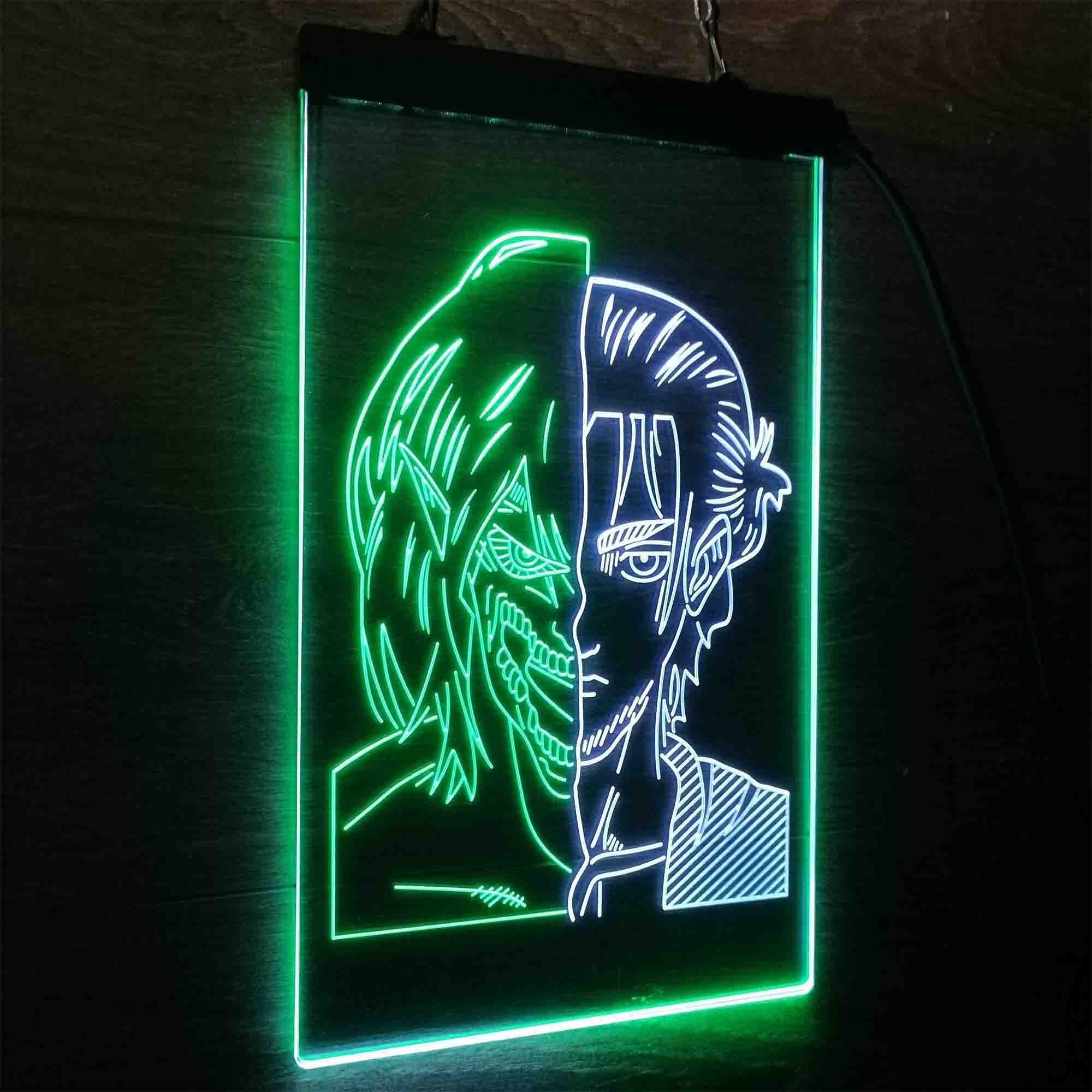 Attack on Titan Eren Jaeger Led Neon Light Up Sign