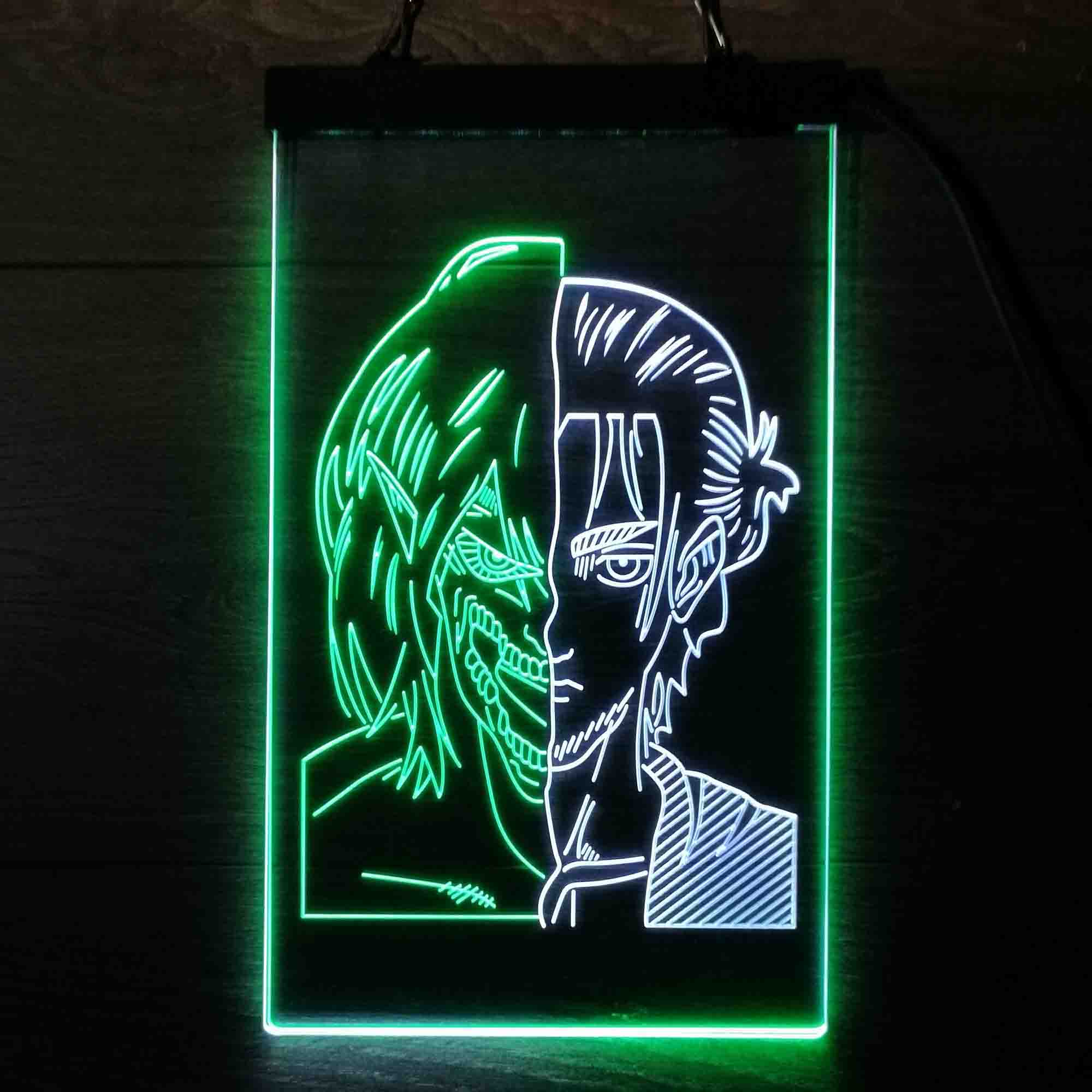 Attack on Titan Eren Jaeger Led Neon Light Up Sign