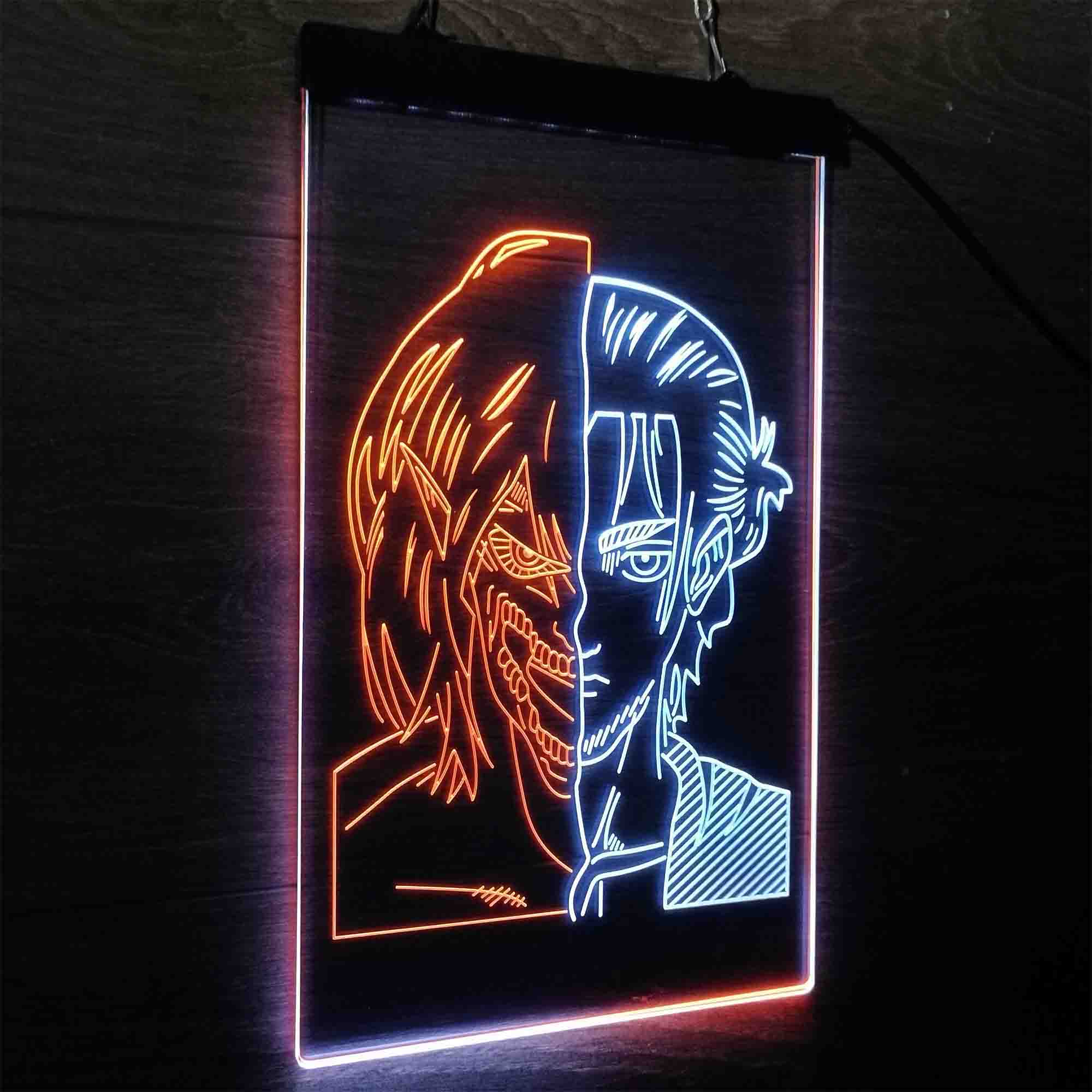 Attack on Titan Eren Jaeger Led Neon Light Up Sign