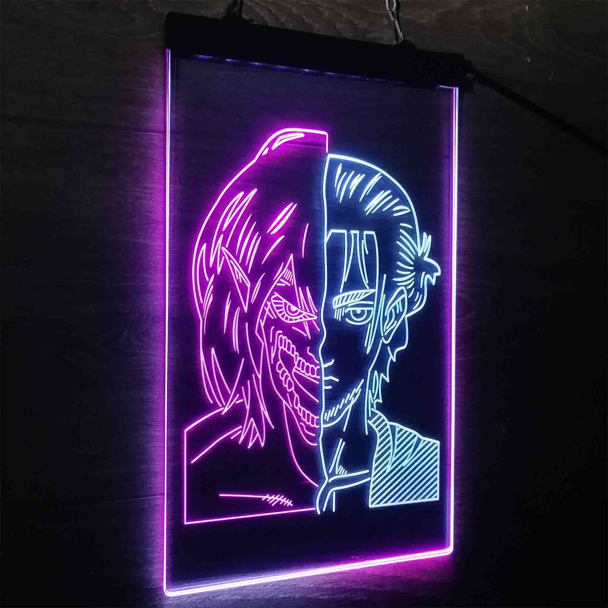 Attack on Titan Eren Jaeger Led Neon Light Up Sign