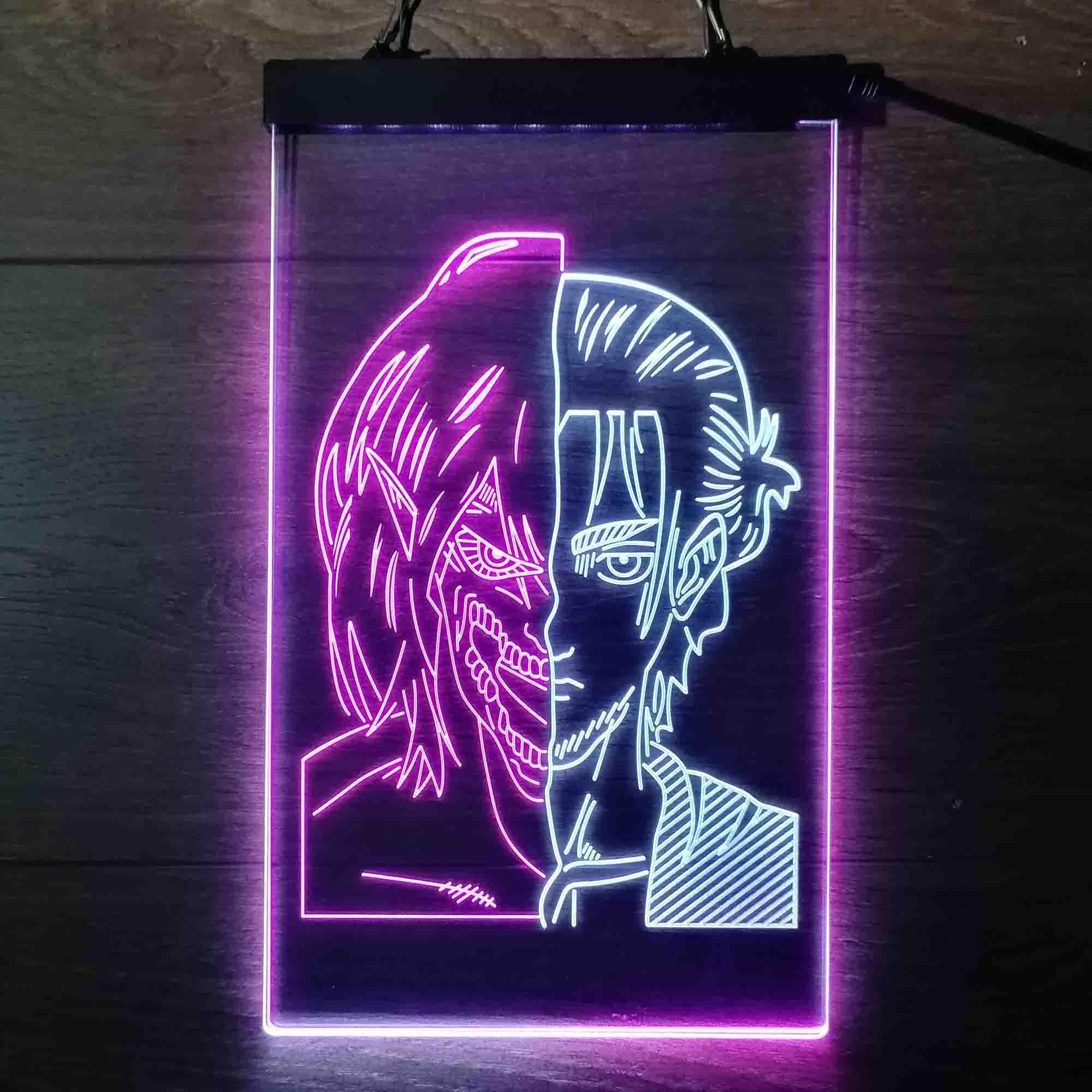 Attack on Titan Eren Jaeger Led Neon Light Up Sign