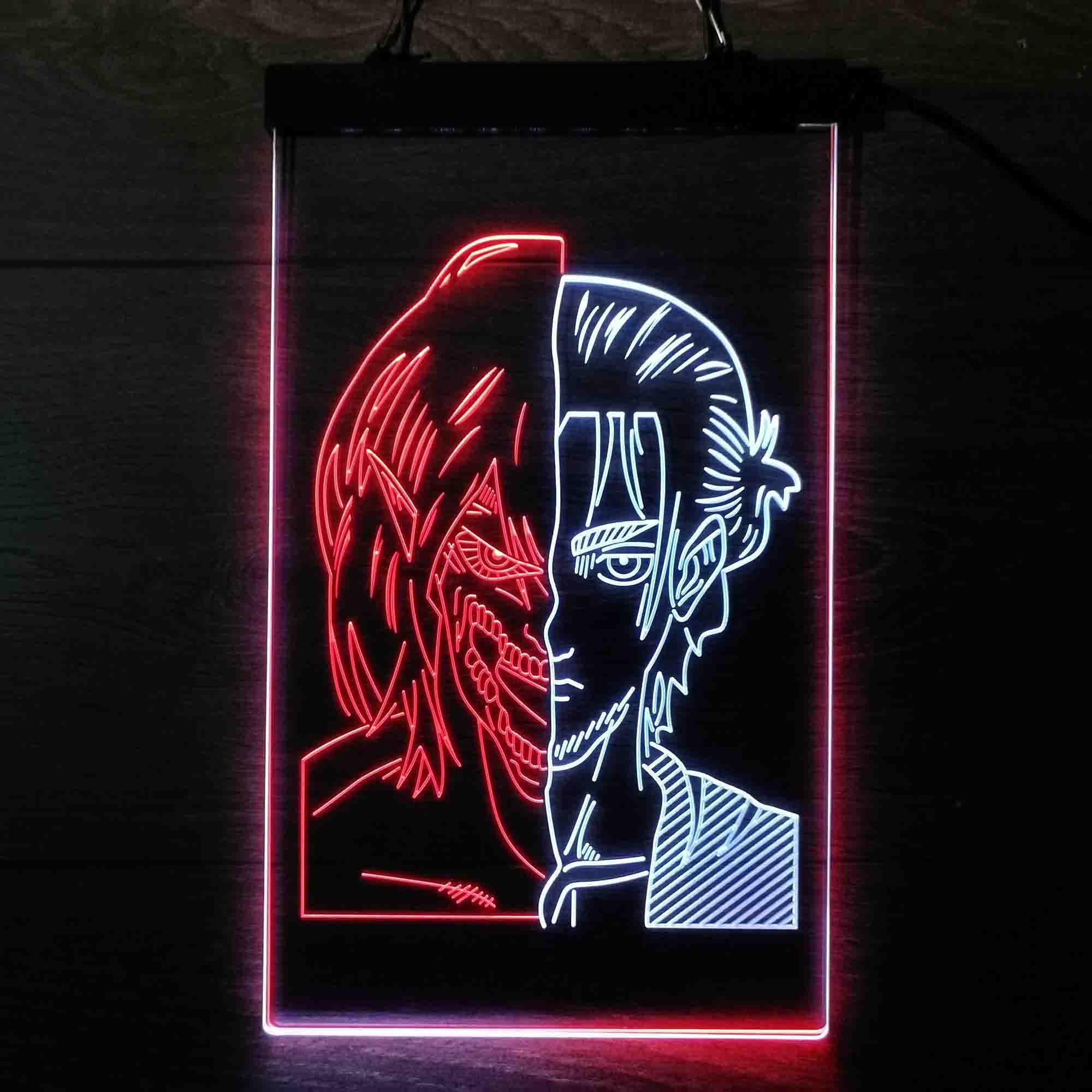 Attack on Titan Eren Jaeger Led Neon Light Up Sign