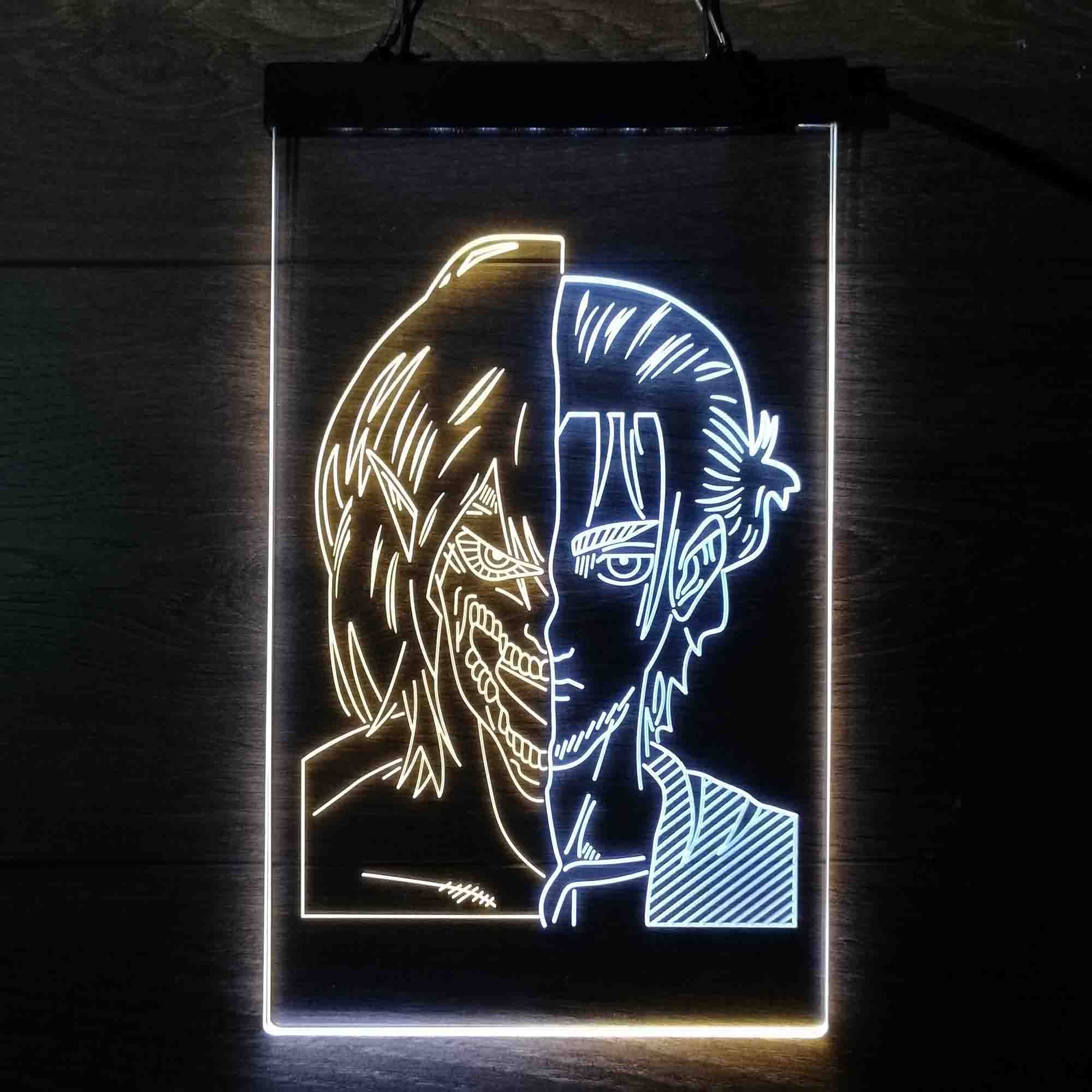 Attack on Titan Eren Jaeger Led Neon Light Up Sign