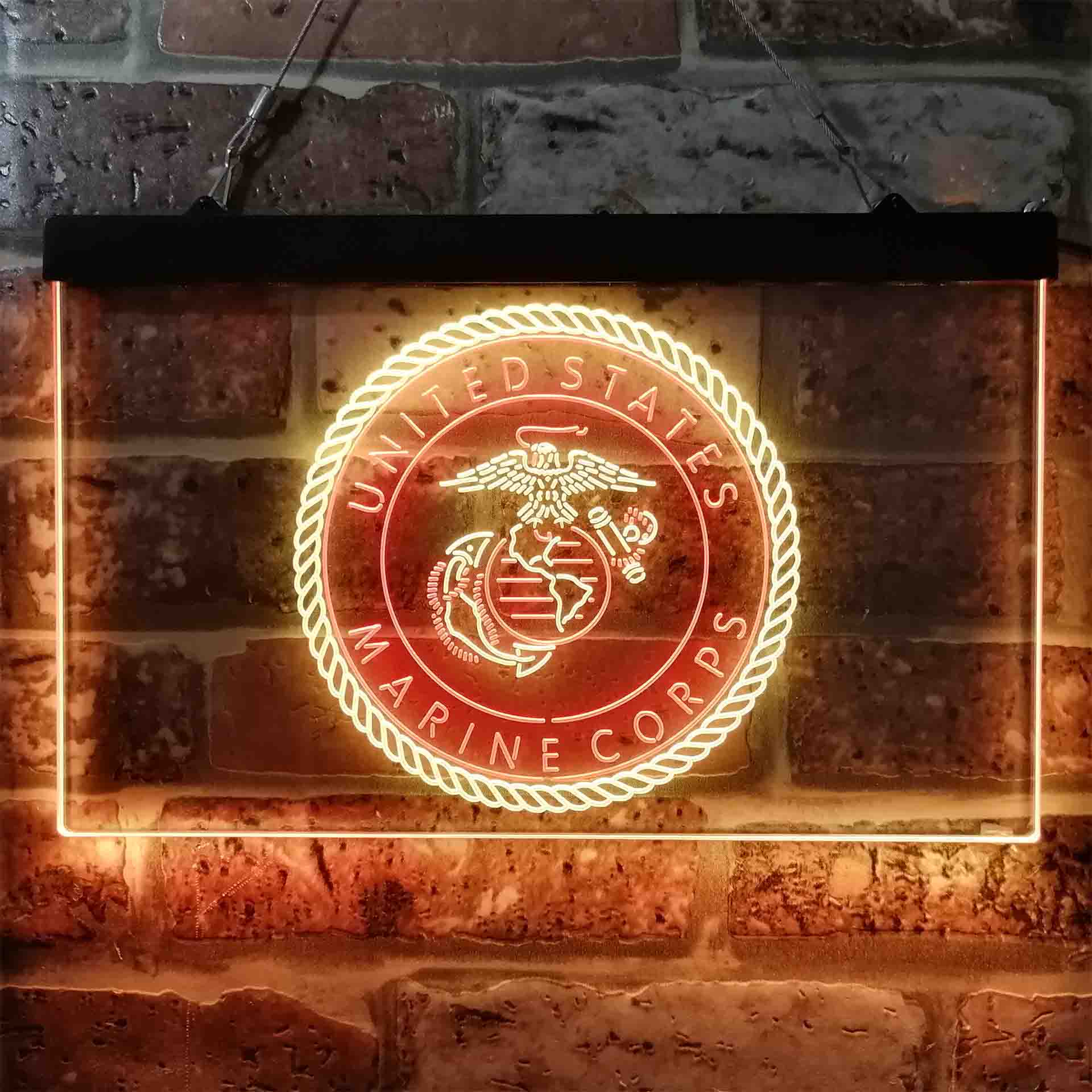 Neon Usmc US Marine Corps Trademark Neon Sign - LED LAB CAVE