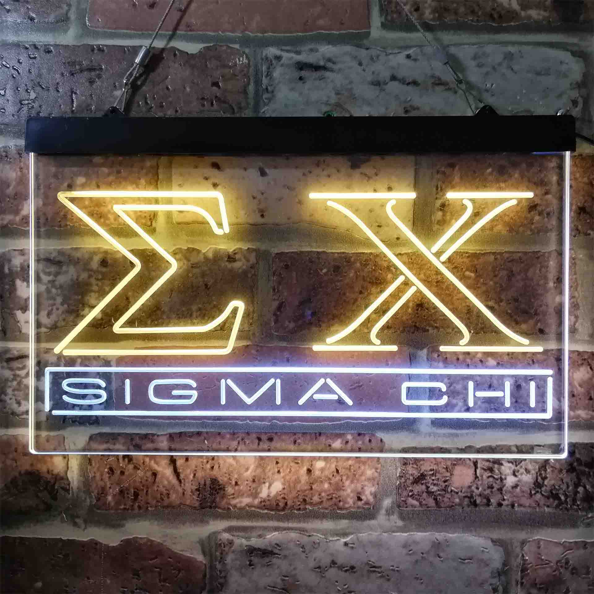 Sigma Chi Symbol Neon LED Sign