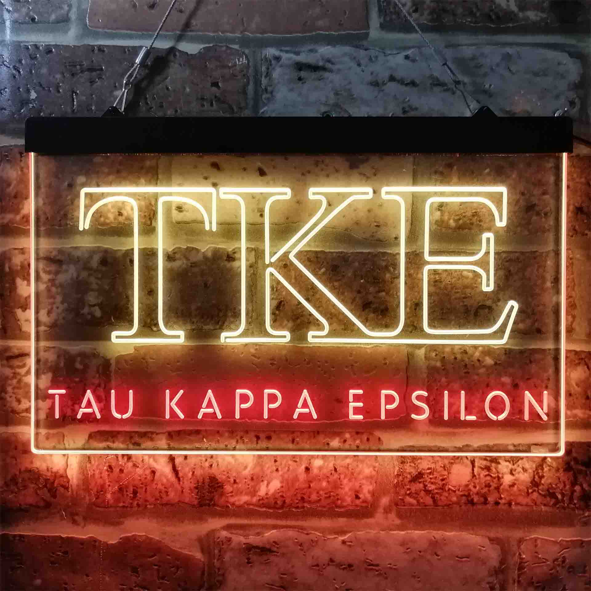 Tau Kappa Epsilon Fraternity Greek Letter Organization Neon LED Sign