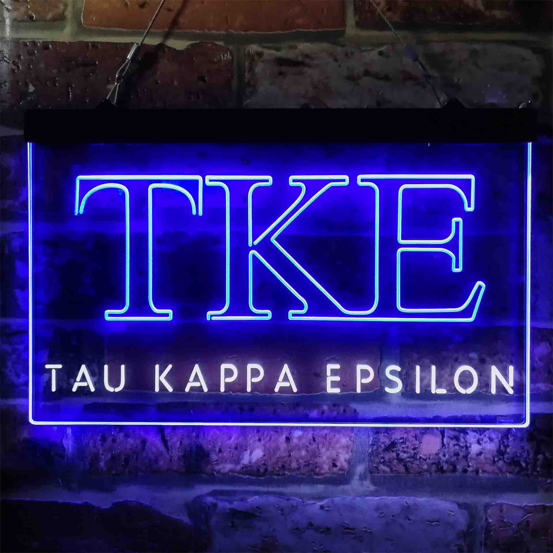 Tau Kappa Epsilon Fraternity Greek Letter Organization Neon LED Sign