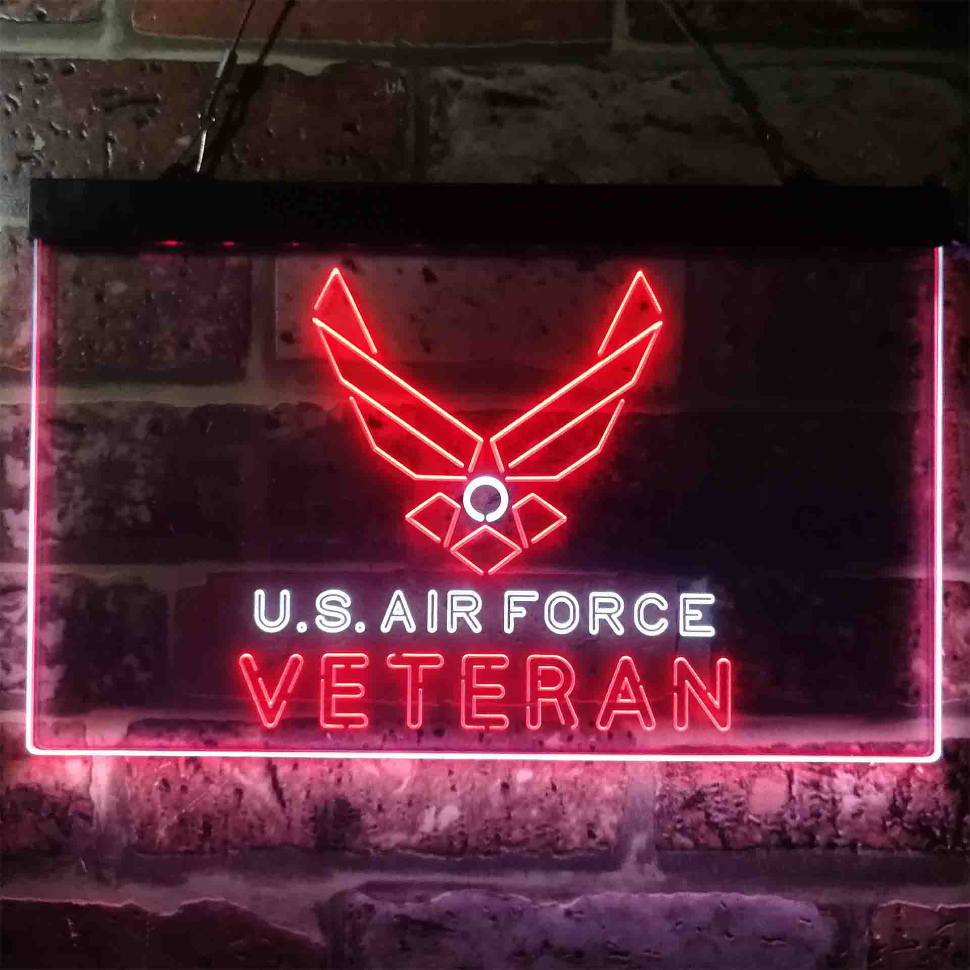 US Air Force Veteran Neon LED Sign