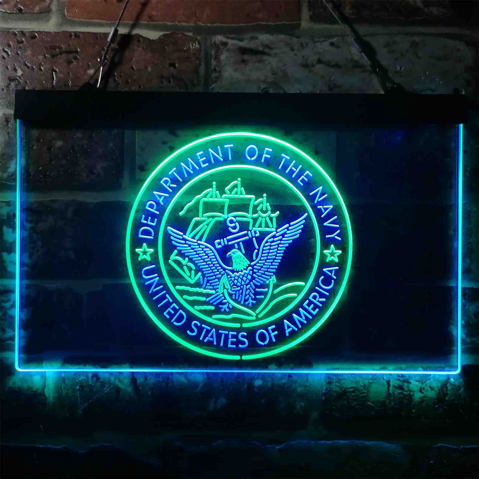 US Navy Logo Neon LED Sign