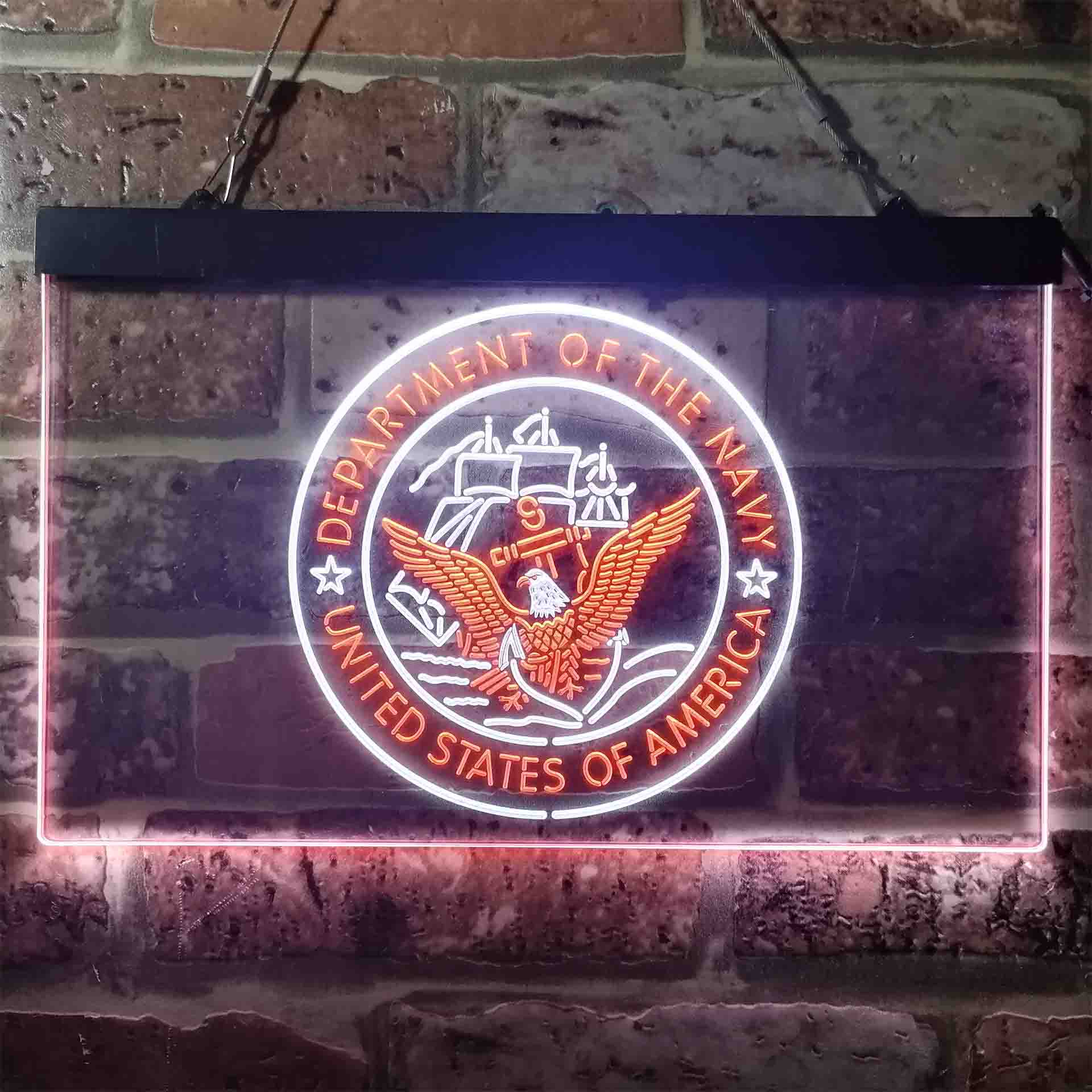 US Navy Logo Neon LED Sign