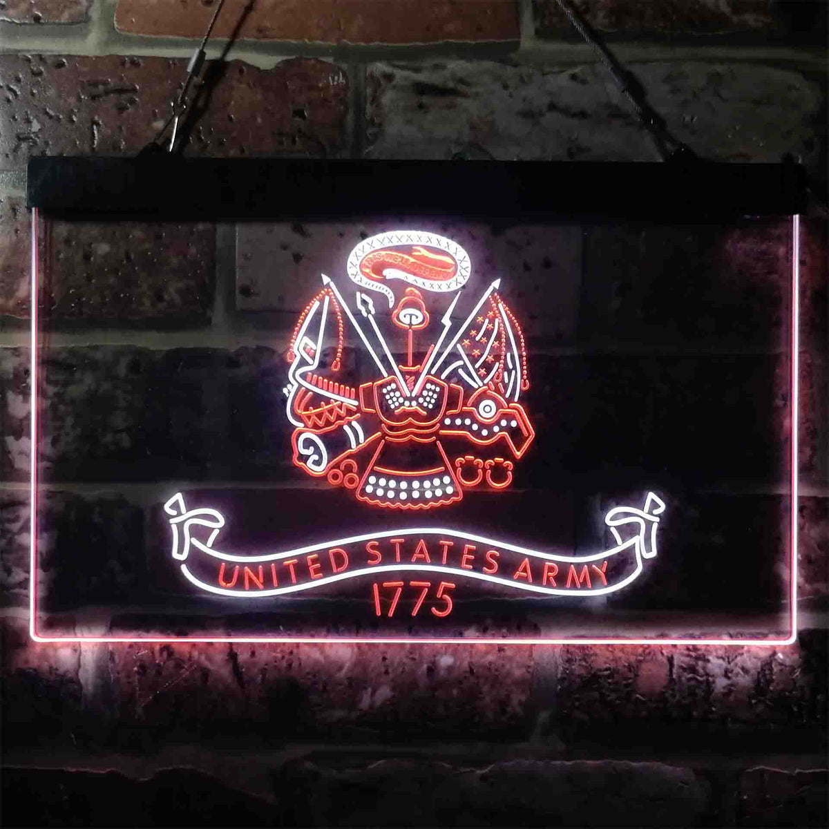 US Army 1775 Badge Military Neon Sign - LED LAB CAVE