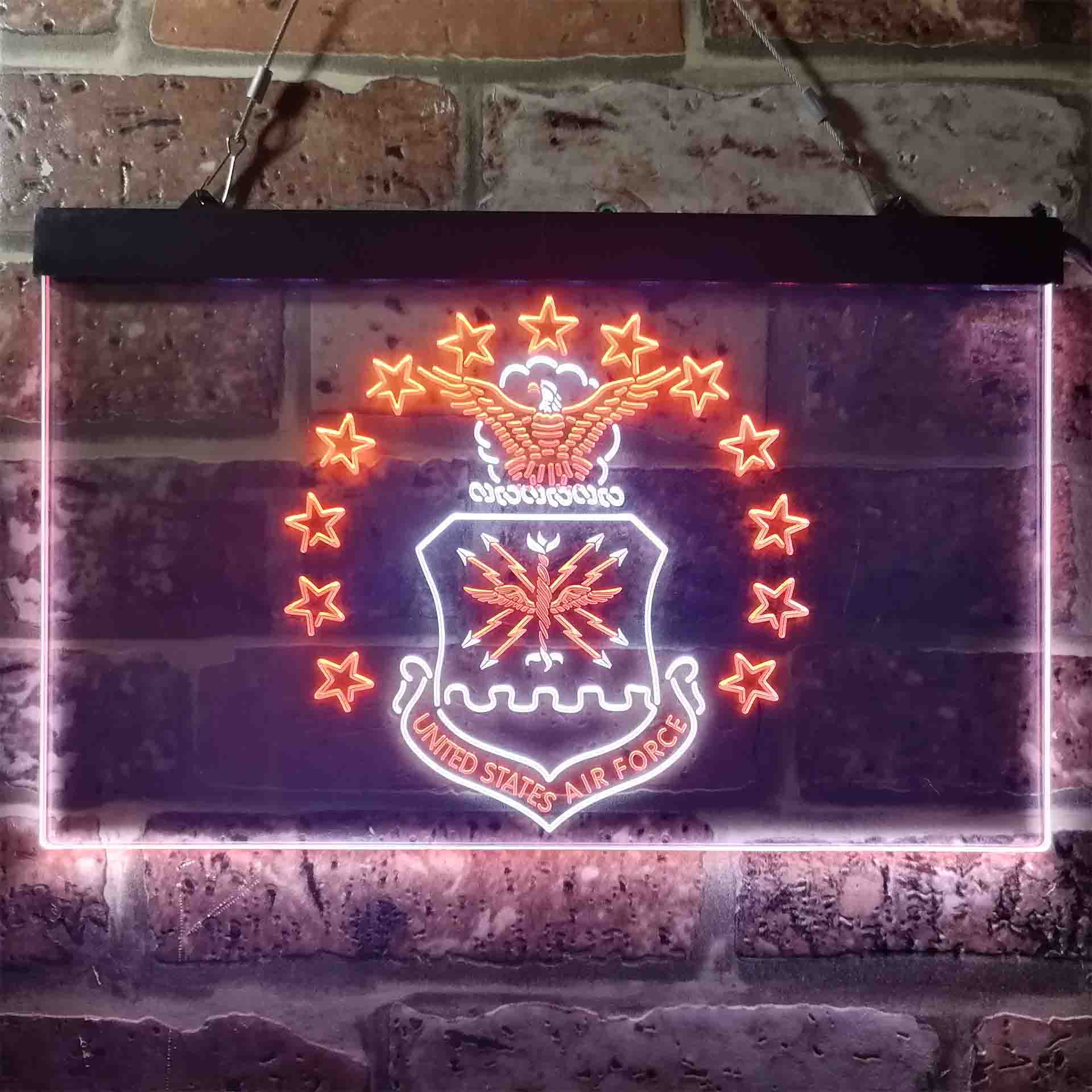 US Air Force Eagle Badge Neon LED Sign