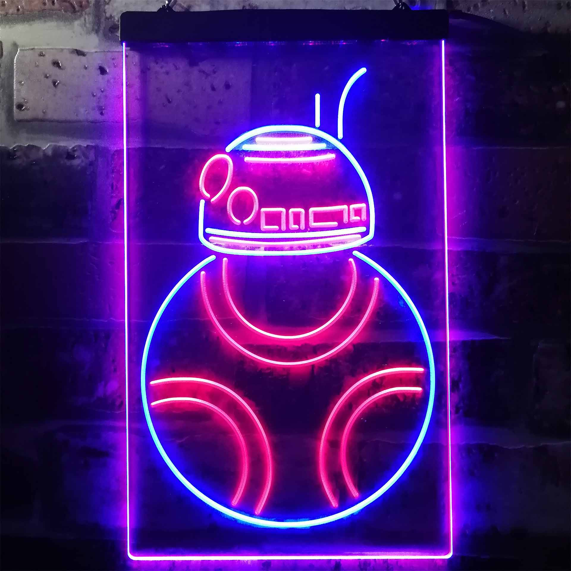 R2-C2 Robot Star Wars Neon LED Sign