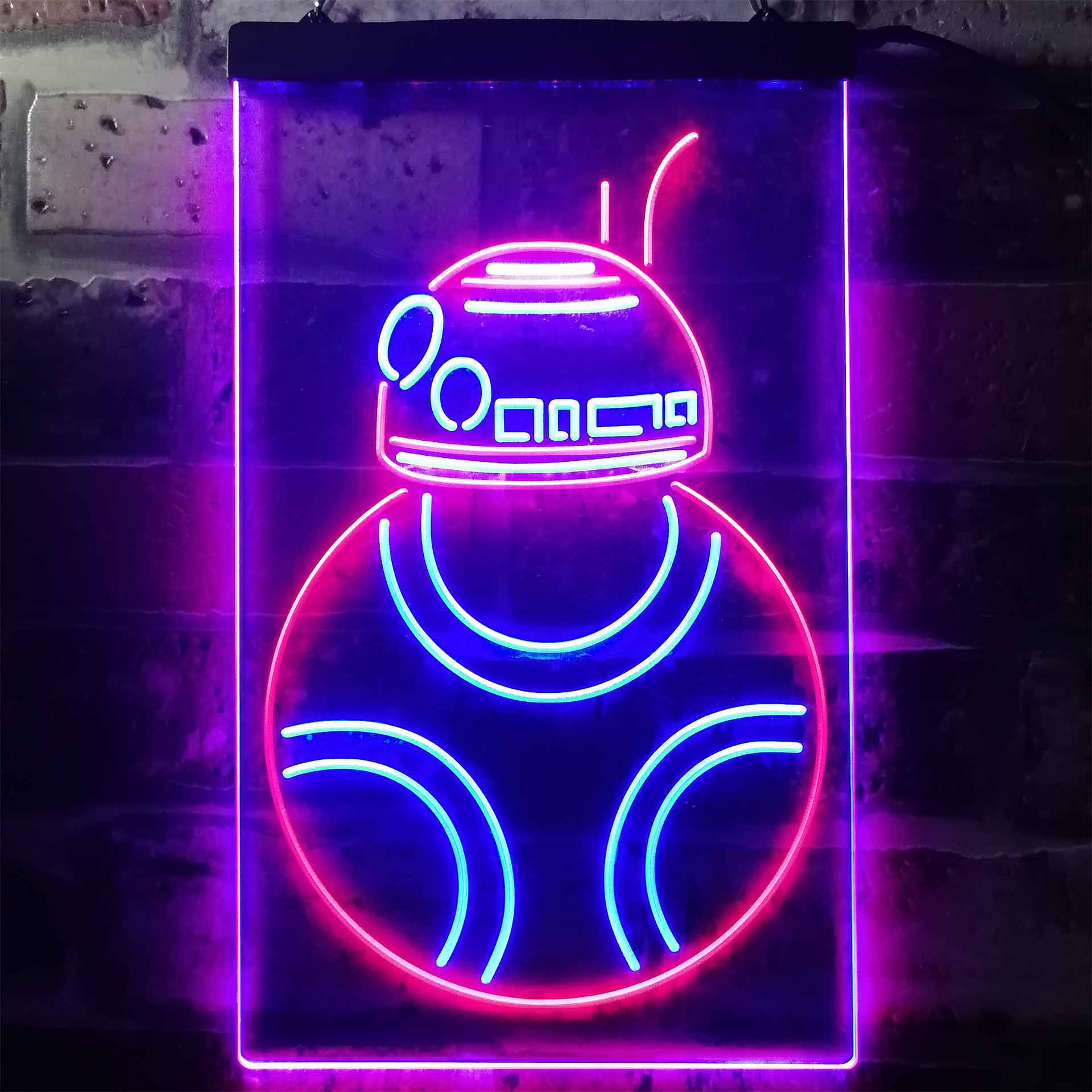 R2-C2 Robot Star Wars Neon LED Sign