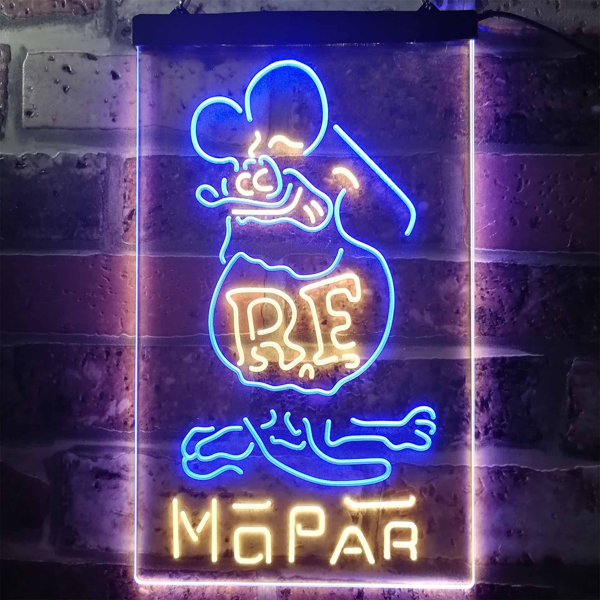 Rat Fink Retro RF Mopar Neon LED Sign