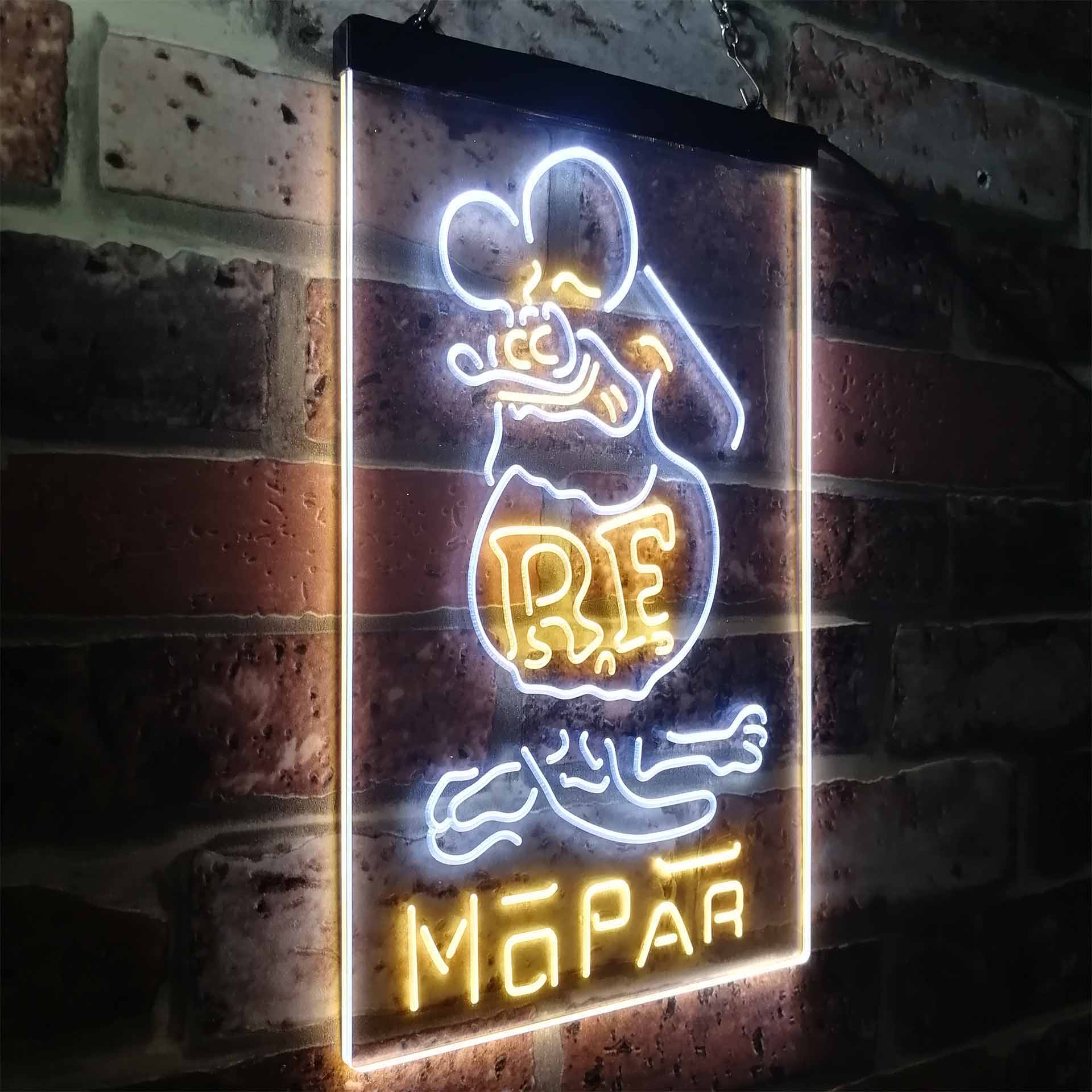 Rat Fink Retro RF Mopar Neon LED Sign