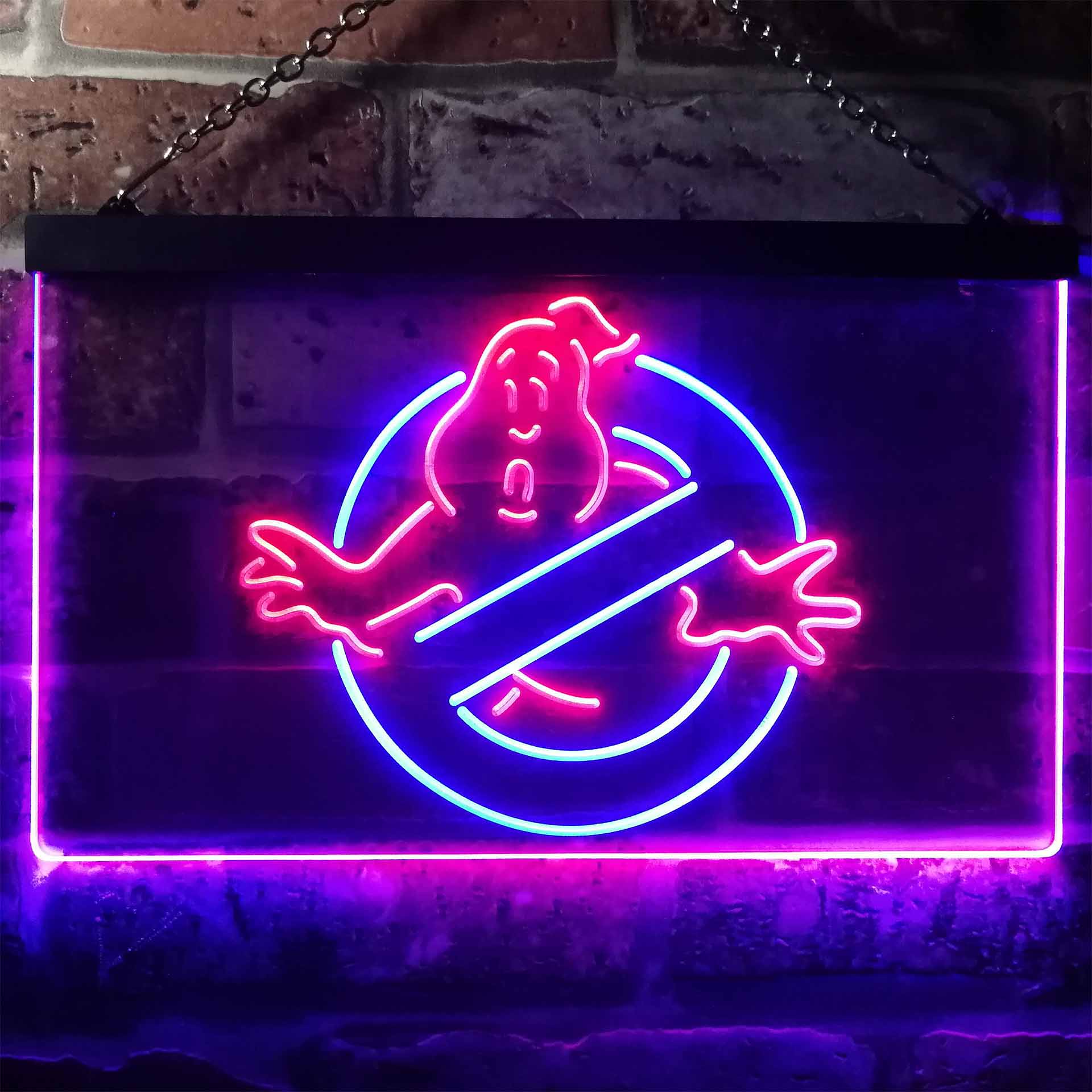 Ghostbusters No Ghosts Neon LED Sign