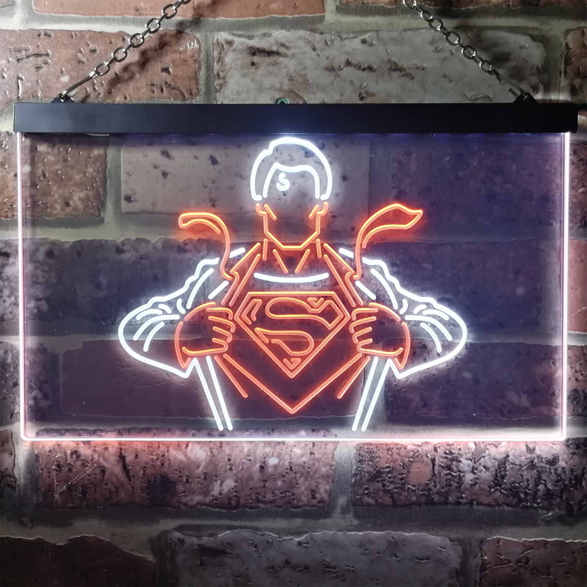 Superman Hero Neon LED Sign