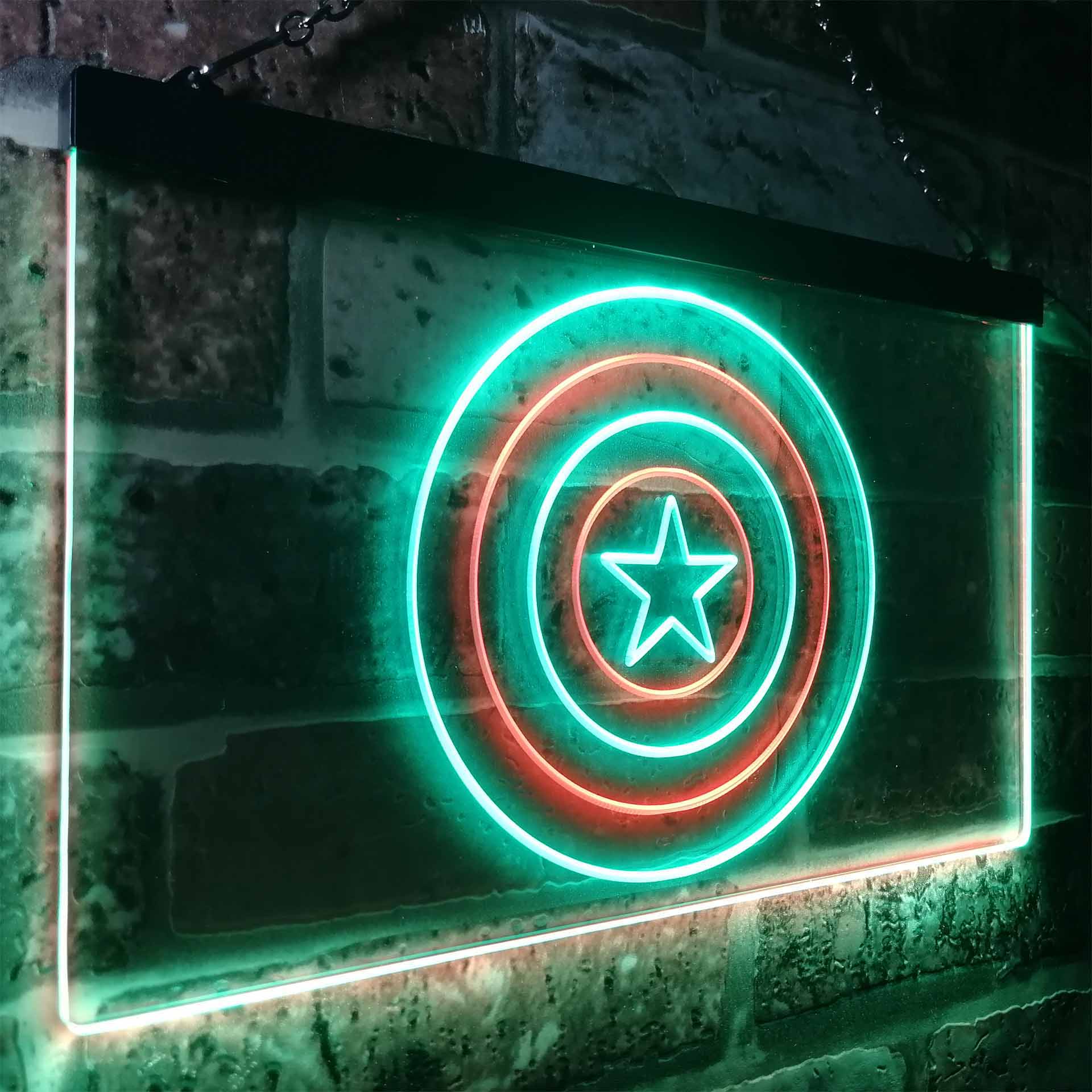 Captain America Shield Neon LED Sign