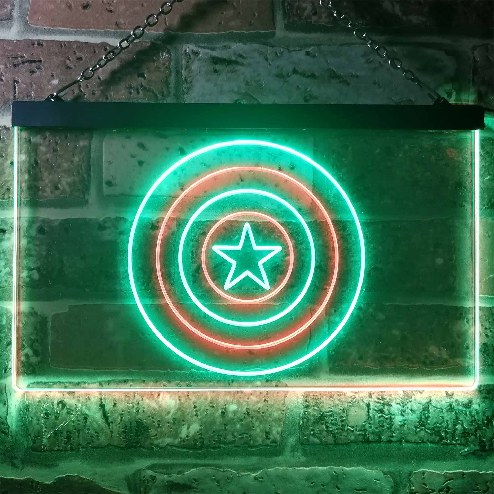 Captain America Shield Neon LED Sign