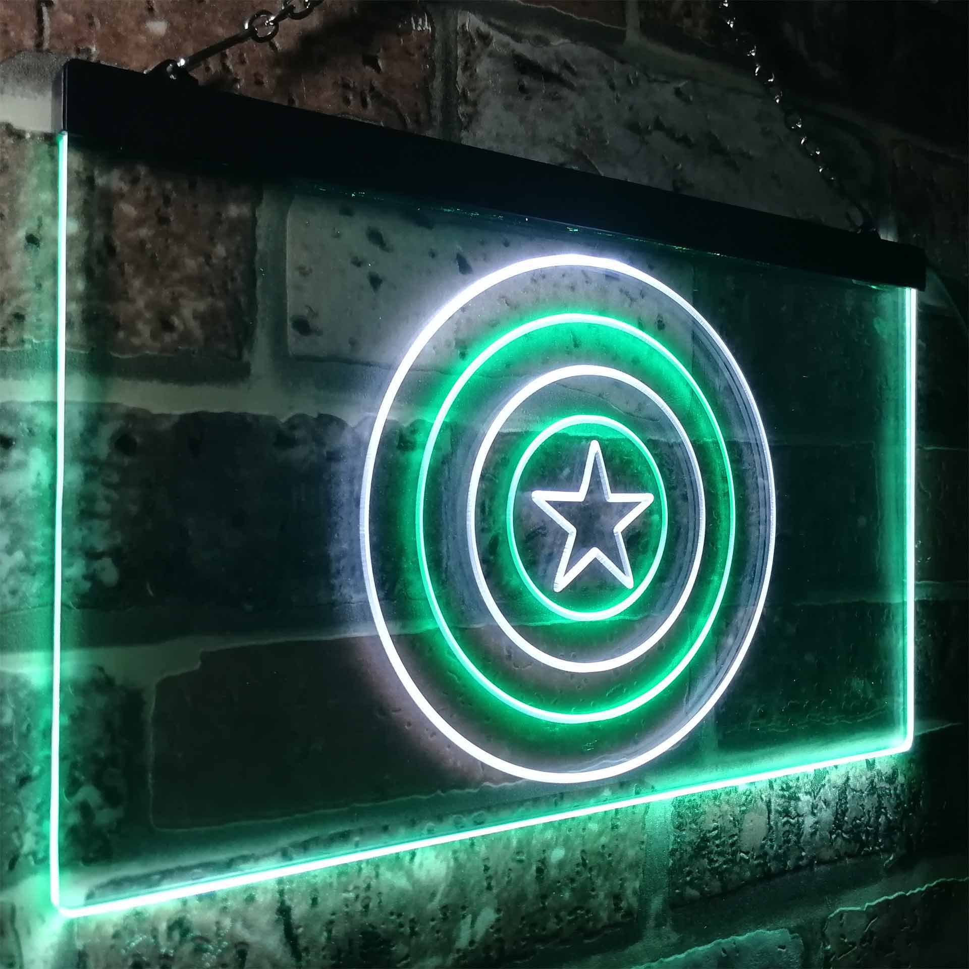 Captain America Shield Neon LED Sign