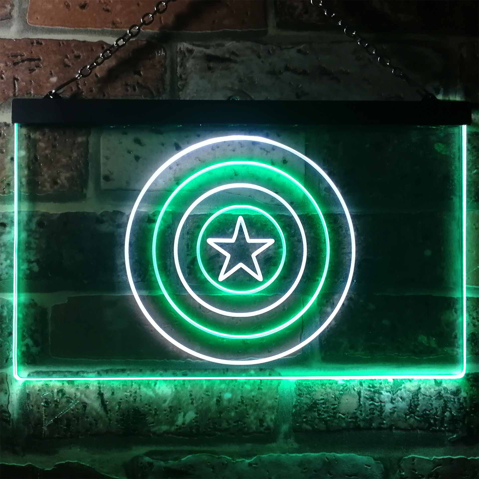 Captain America Shield Neon LED Sign