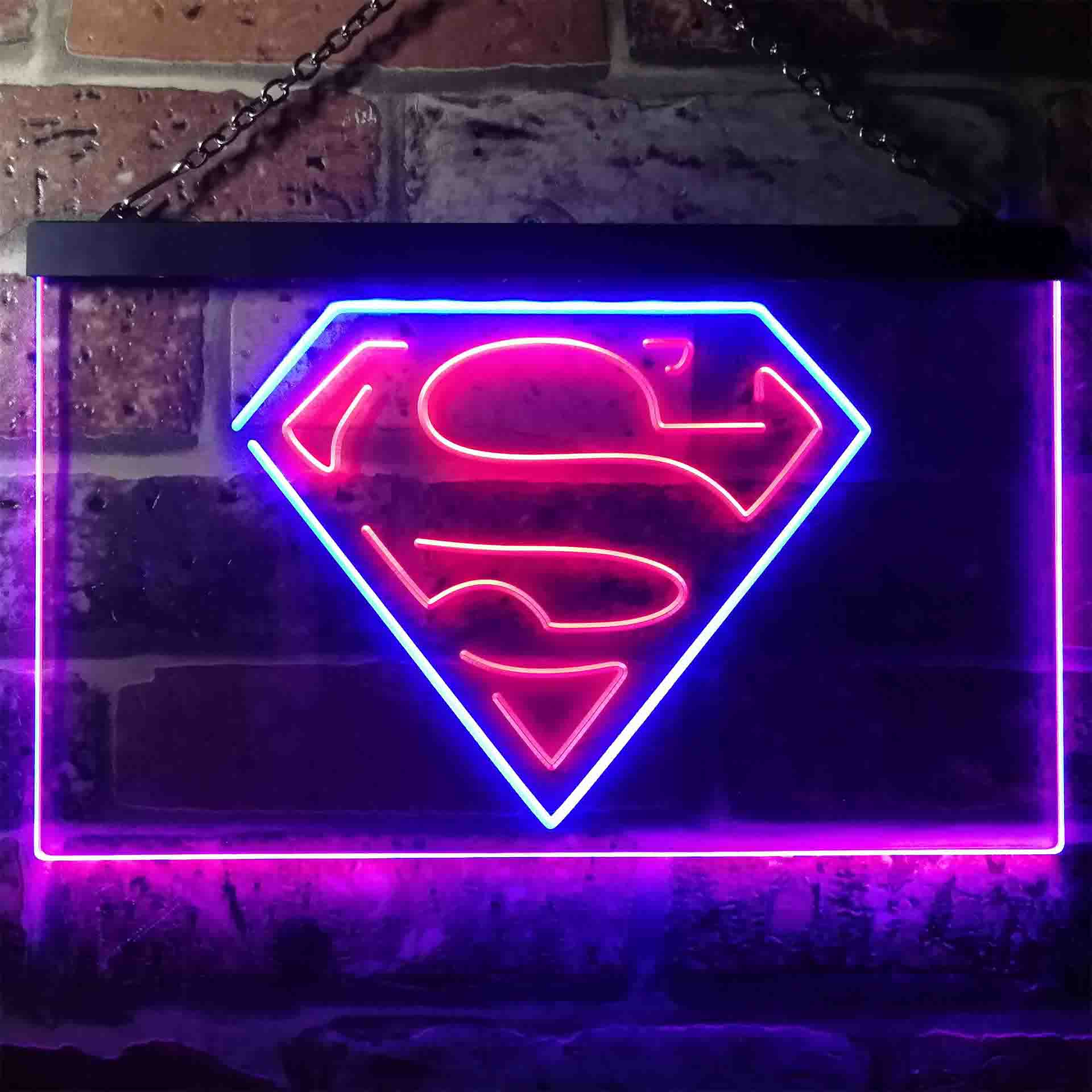 Superman Hero Neon LED Sign