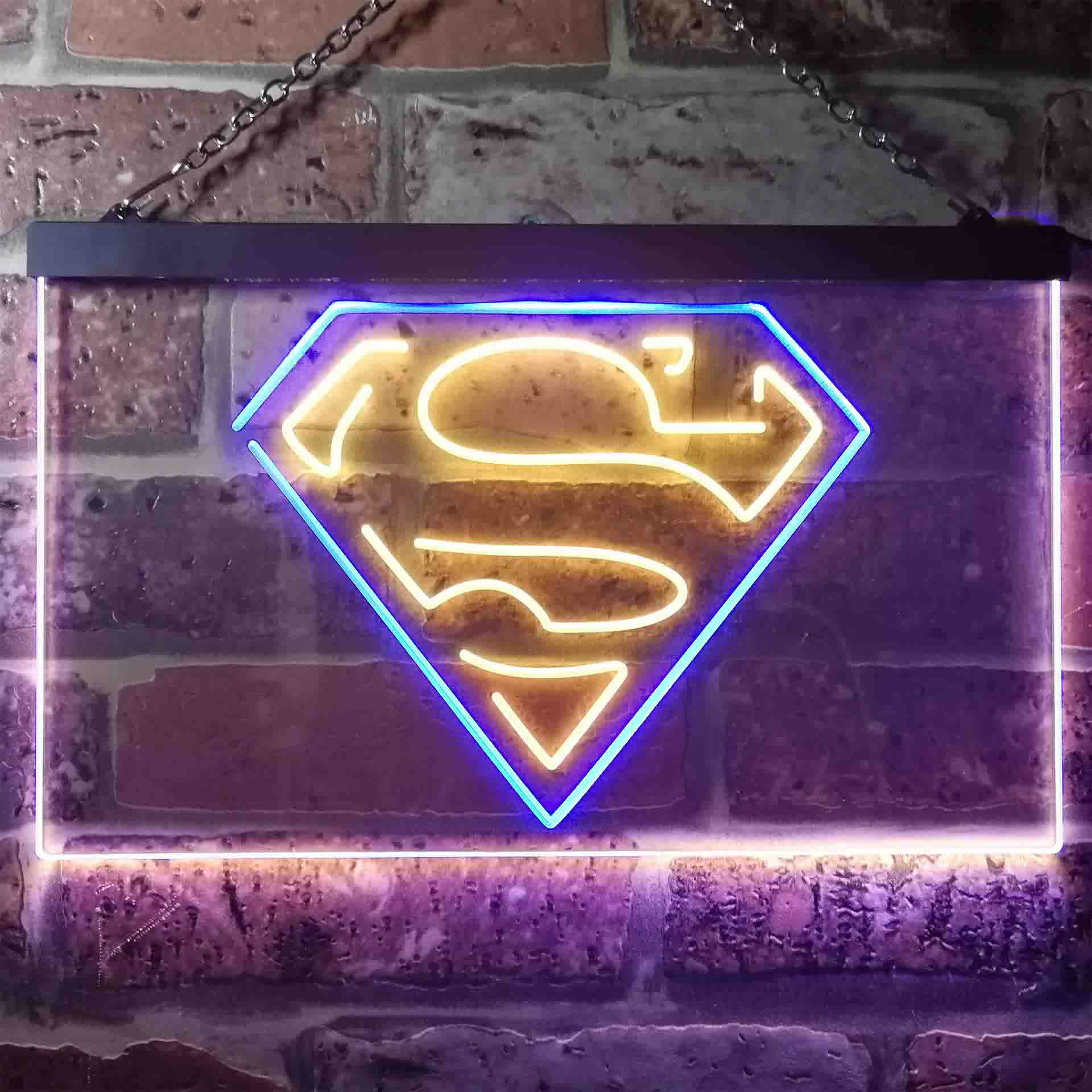 Superman Hero Neon LED Sign