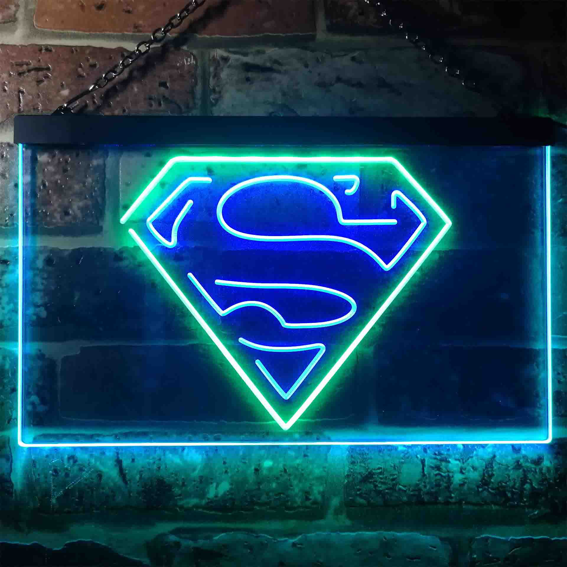 Superman Hero Neon LED Sign